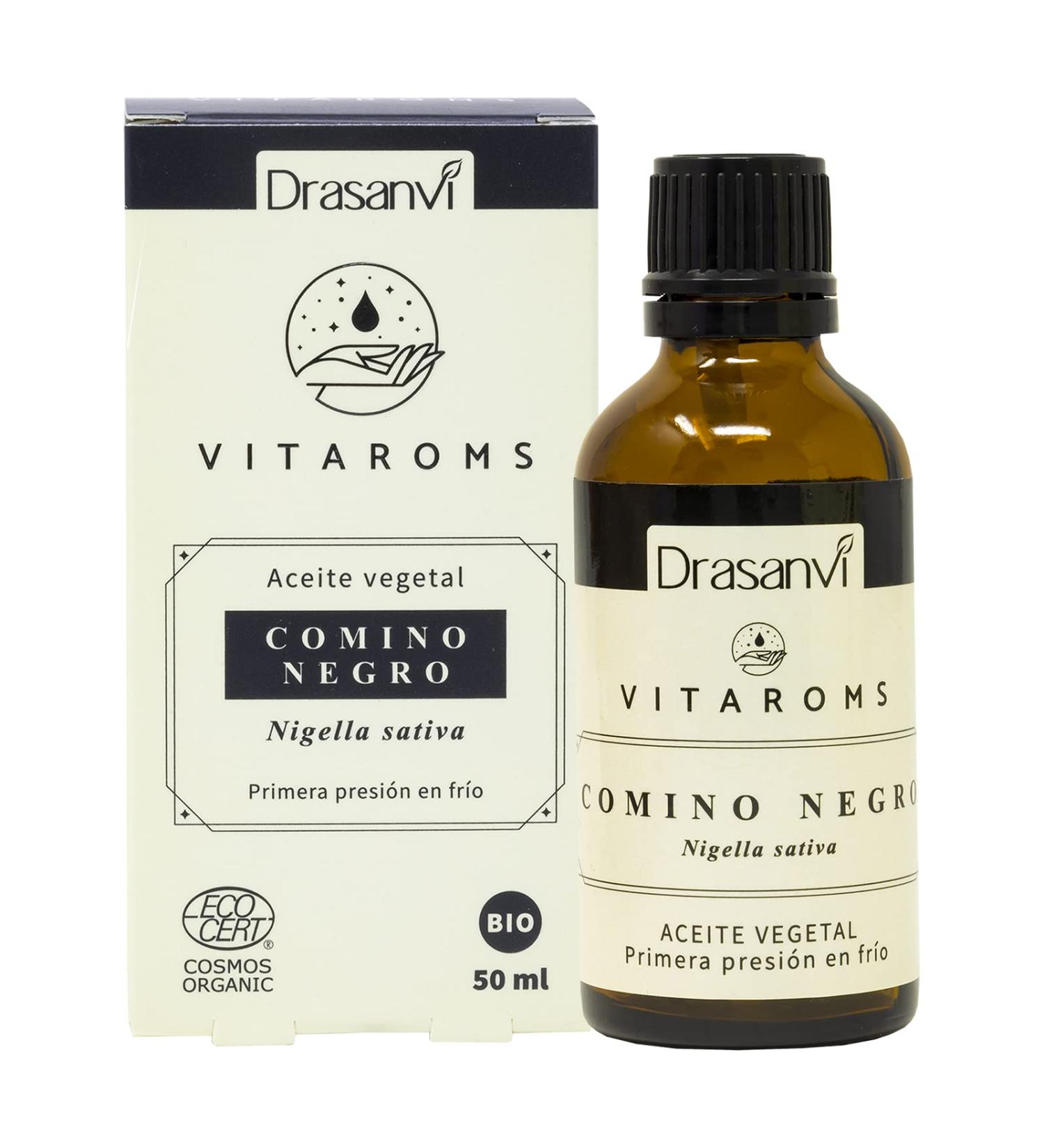 Vitaroms Organic Vegetable Oil - Certified Ecocert First Cold Pressed Vegan 50ml - Wound Healing & Antioxidant Benefits - Buy Online on GoSupps.com