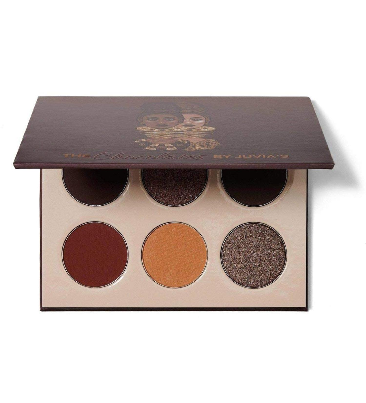 Juvia's Place Tan  Auburn  Rich Dark Chocolate Eyeshadow Palette - Professional Eye Makeup  Pigmented Eyeshadow Palette  Makeup Palette for Eye Color & Shine  Pressed Eyeshadow Cosmetics  Shades of 6 Dark Chocolates
