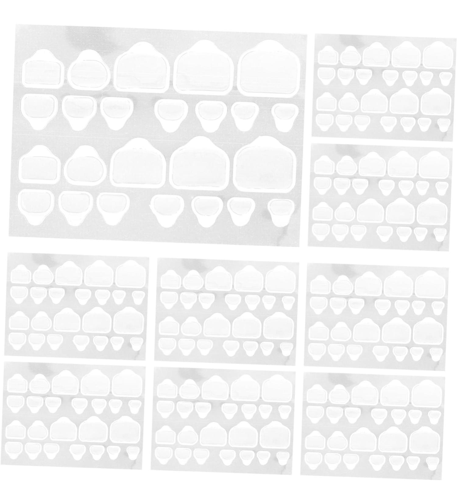 HAPINARY 20 Sheets Artificial Nails Medium Length Nail Glue Tabs Nail Adhesive Glue on Nails Medium Length Nail Sticky Tabs Nail Glue Stickers for Press on Nails Sticker Nails Nail Tabs - Buy Online on GoSupps.com
