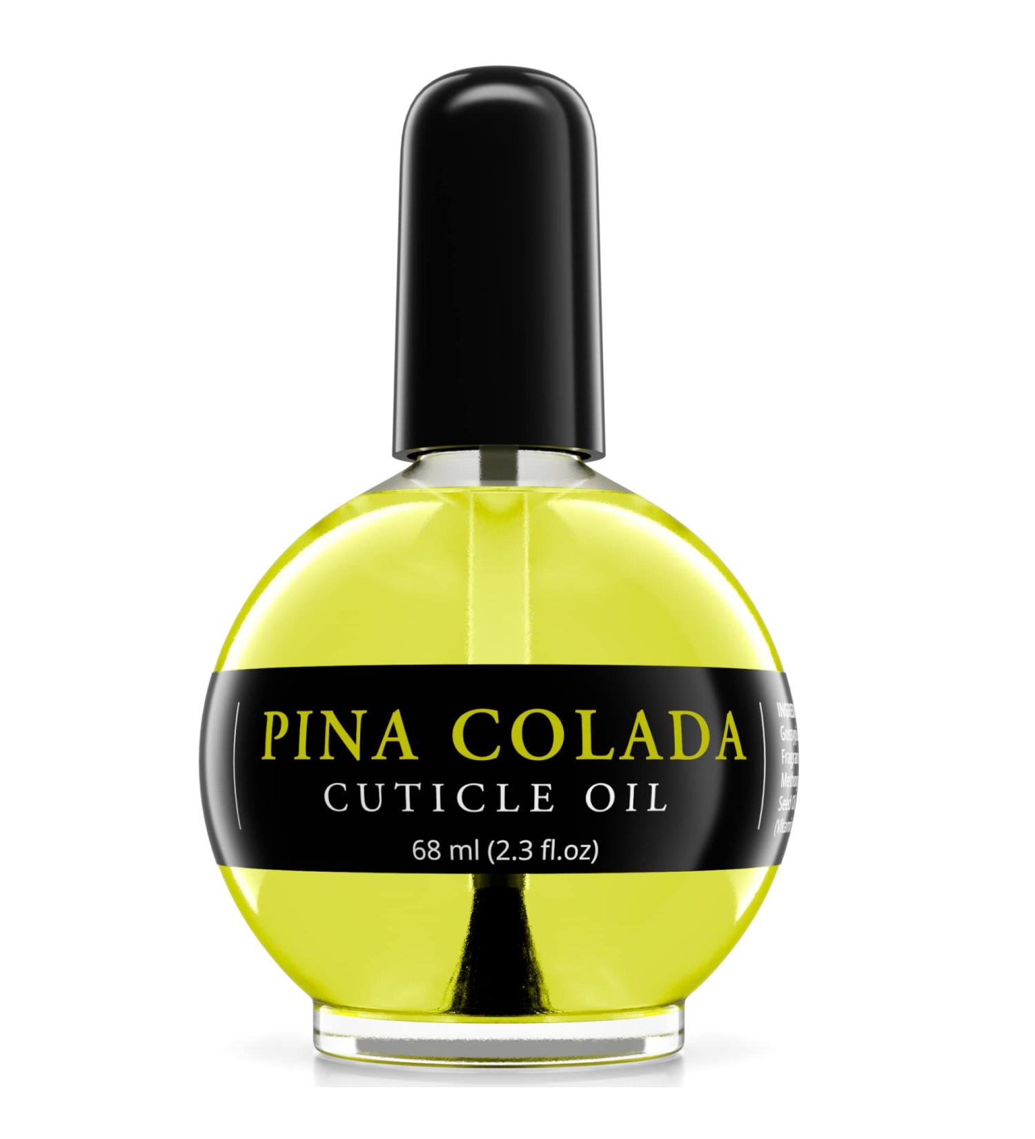 Ellie Chase Pina Colada Cuticle & Nail Oil 2.3 Fl Oz - Jojoba Oil, Aloe & Vitamin E Infused for Hydration, Repair & Growth - Buy Online on GoSupps.com