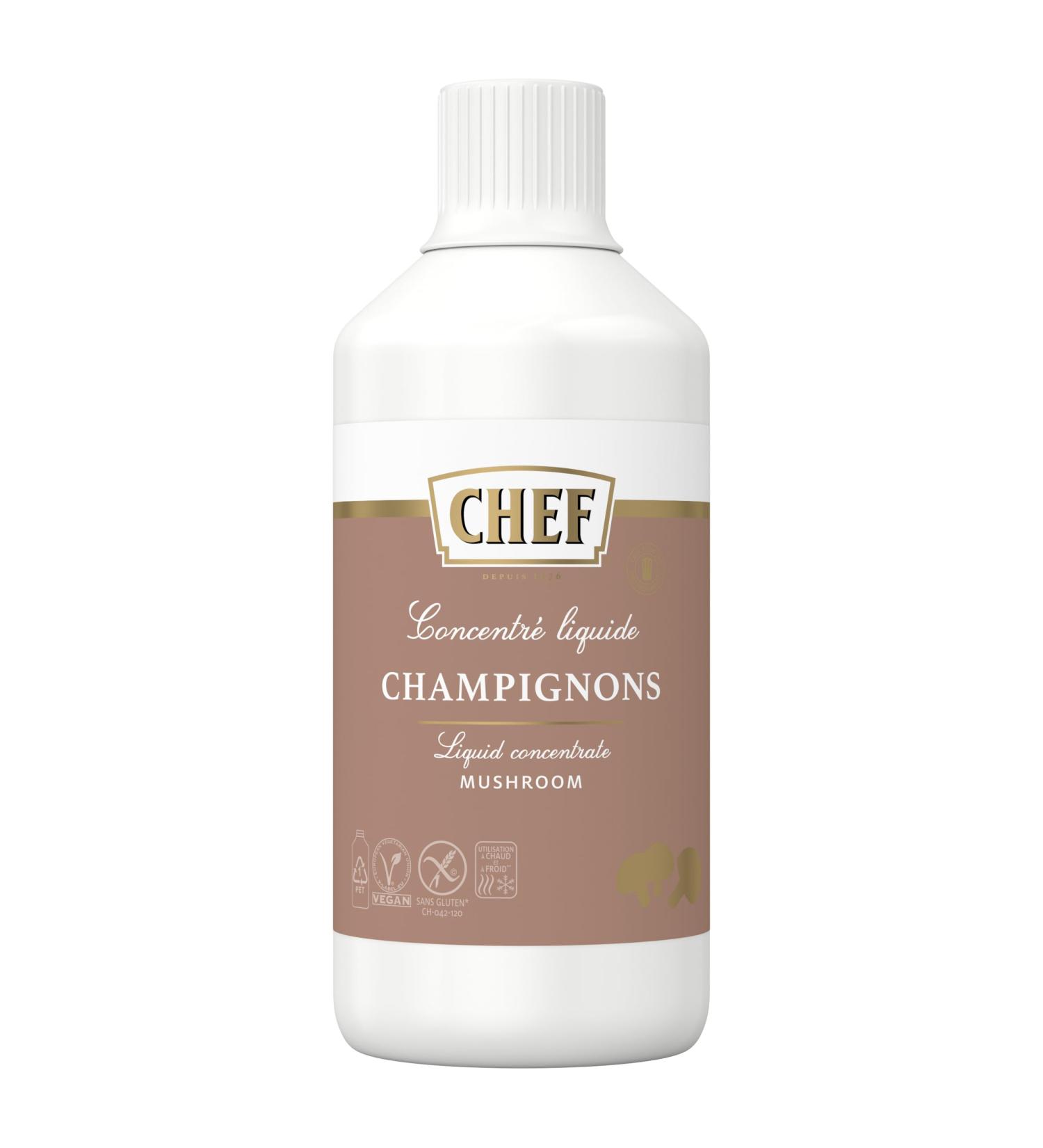 CHEF Mushroom Liquid Concentrate 980ml - Premium Culinary Ingredient - Buy Online on GoSupps.com