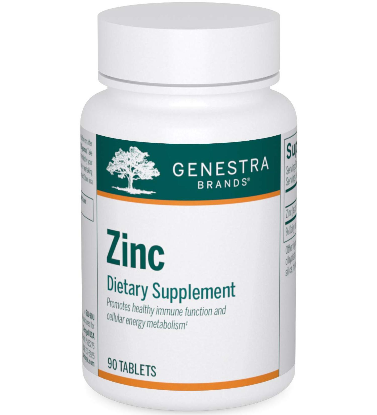 Genestra Brands Zinc | 90 Tablets | Immune & Skin Health Support - Buy Online on GoSupps.com
