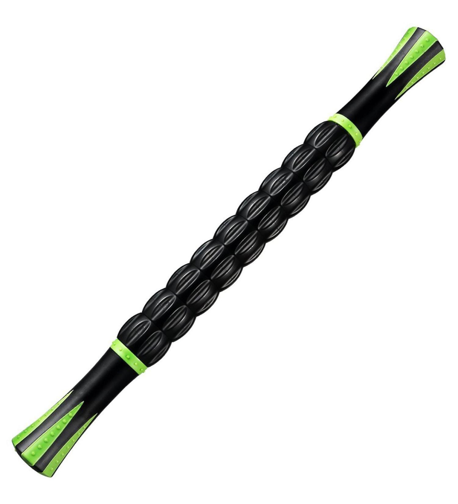 Premium Black Massage Roller & Stick for Sore Muscles Relief | International Shipping - Buy Online on GoSupps.com