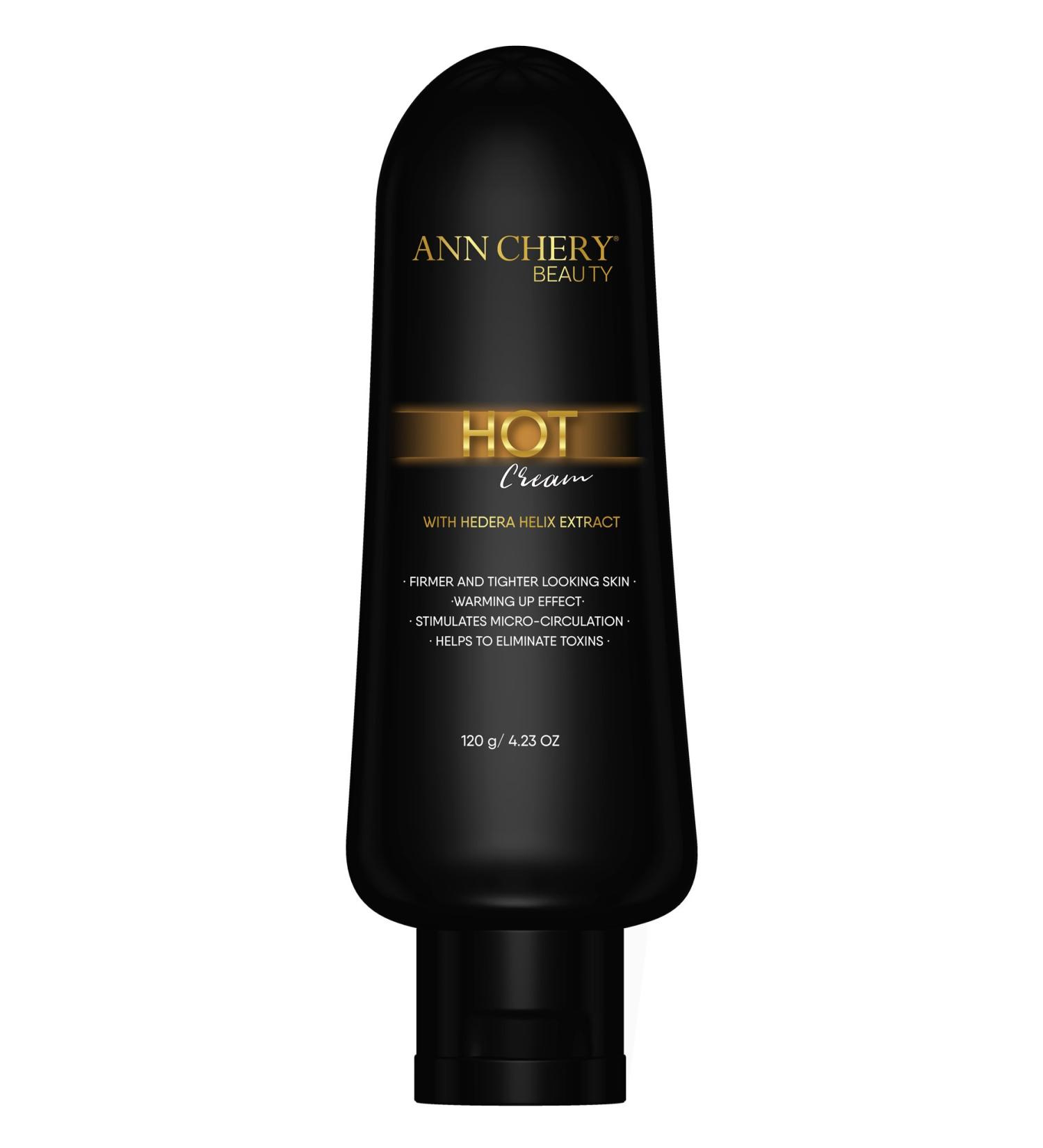 Ann Chery Beauty HOT Cream with Hedera Helix Extract - Stimulates Fat Burning | 120g | International Shipping - Buy Online on GoSupps.com