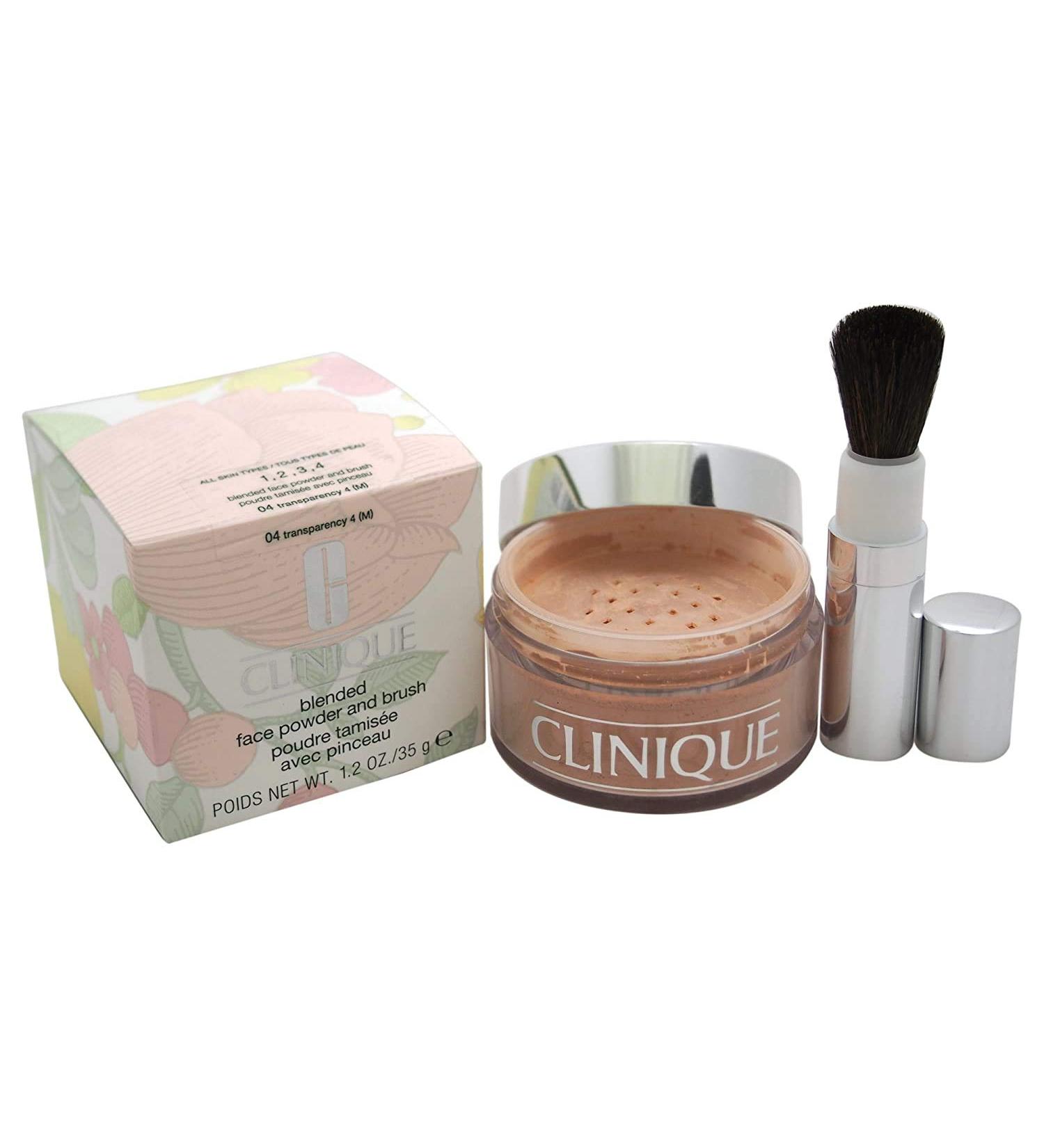 Clinique Blended Face Powder + Brush - No. 04 Transparency | Shop Now - Buy Online on GoSupps.com