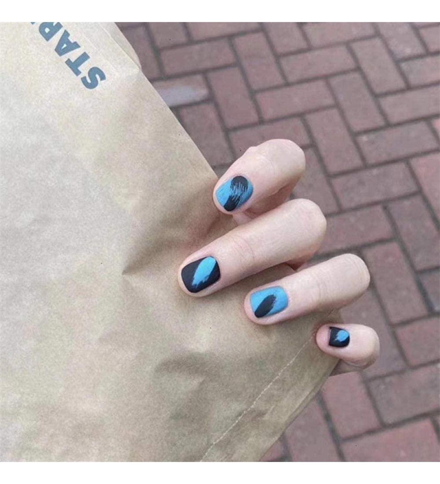 HUIL 24-Piece Artificial False Nails & Nail Stickers | Easy Wear & Stunning Designs for Effortless Nail Art - Buy Online on GoSupps.com