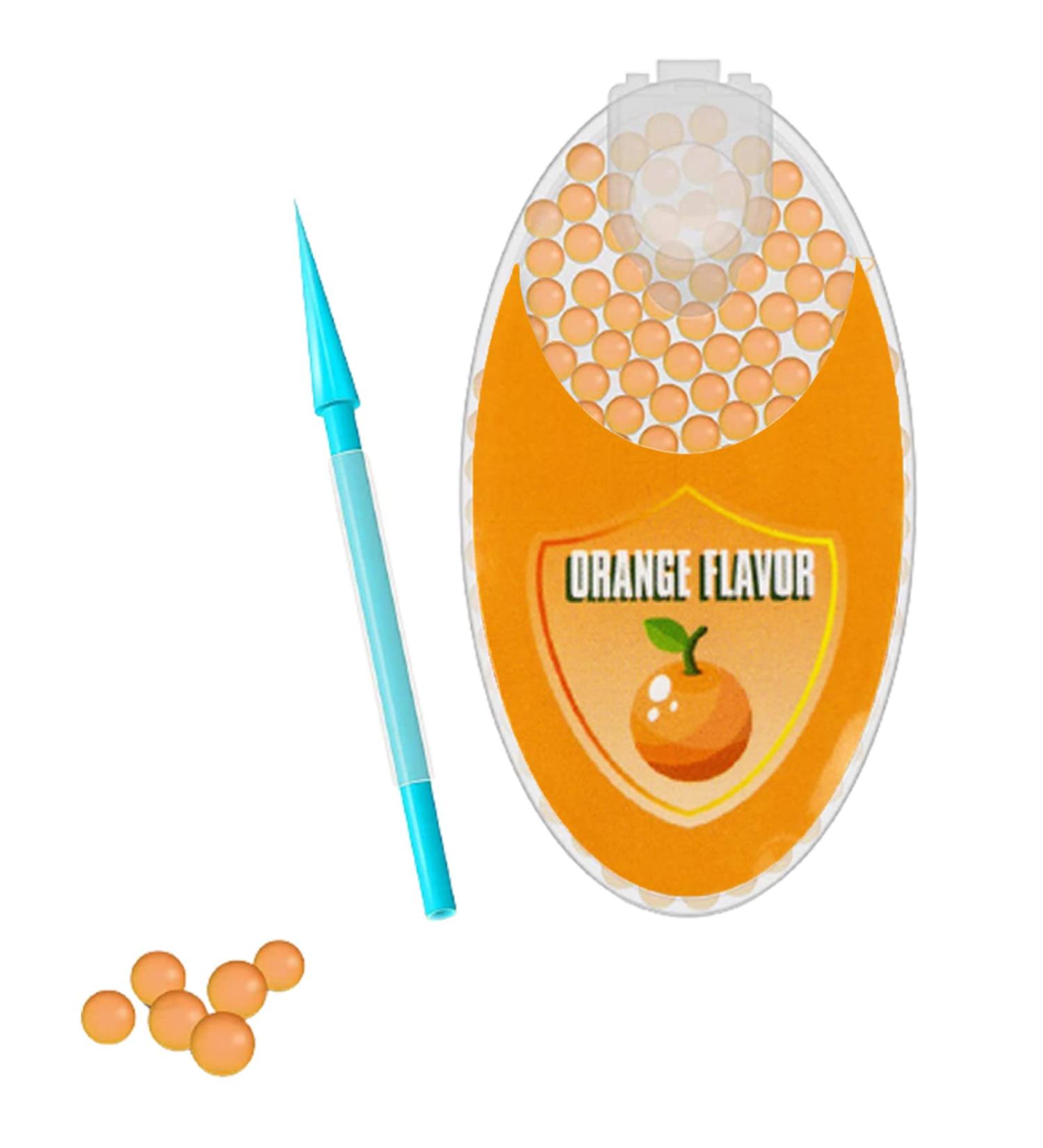 1 Box of 102 Mint Crush Balls Menthol Aroma Capsules Filter Flavored Beads Various Flavors to Choose from (Orange) - Buy Online on GoSupps.com
