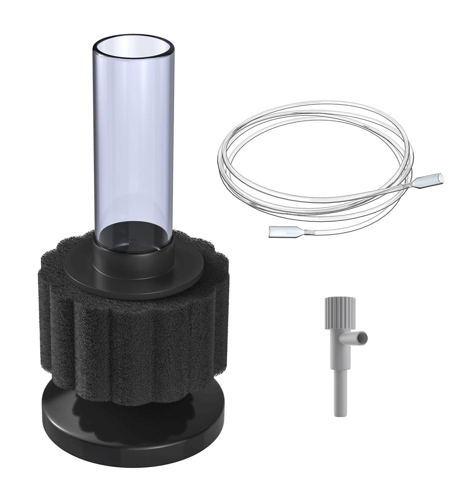 Pawfly Nano Bio-Sponge Filter Kit for Small Aquariums (4-12L) - Quiet Betta & Shrimp Foam Filter with Airline Hose - Buy Online on GoSupps.com