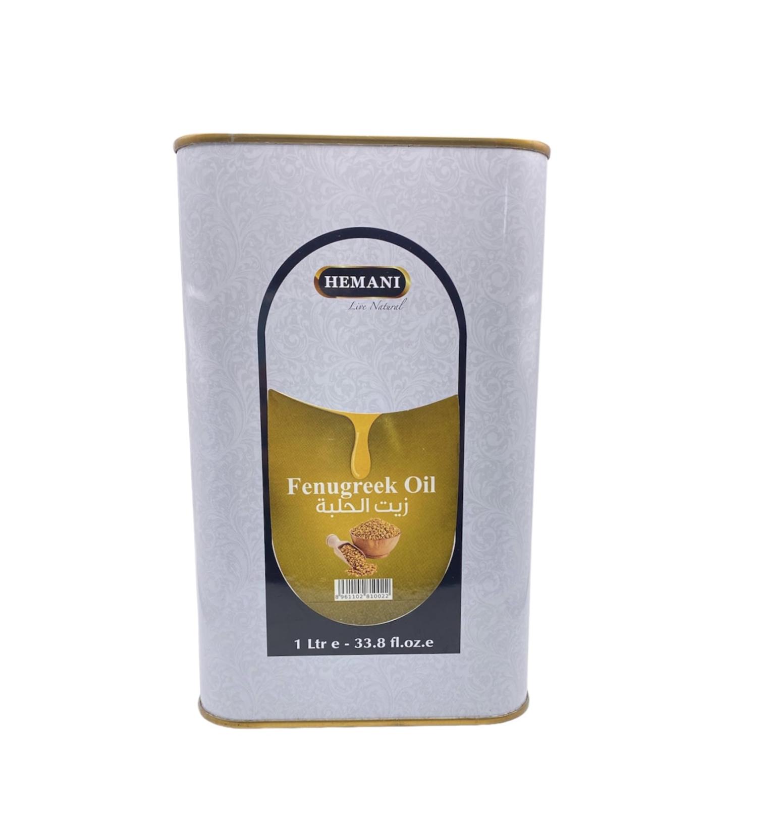 Hemani Fenugreek Oil 1000ml | 100% Pure Natural Essential Oil for Skin Hair Wellness & Aromatherapy | Ideal for All Skin Types - Buy Online on GoSupps.com