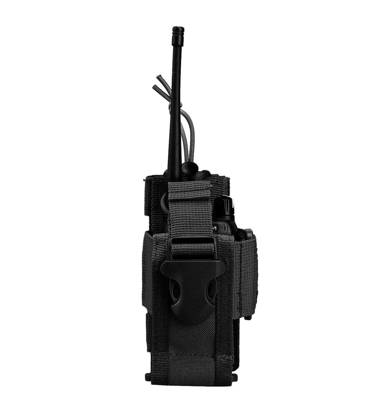 LUITON Tactical Radio Holder - Heavy Duty Molle Radio Case for Walkie Talkies (Black) - Buy Online on GoSupps.com