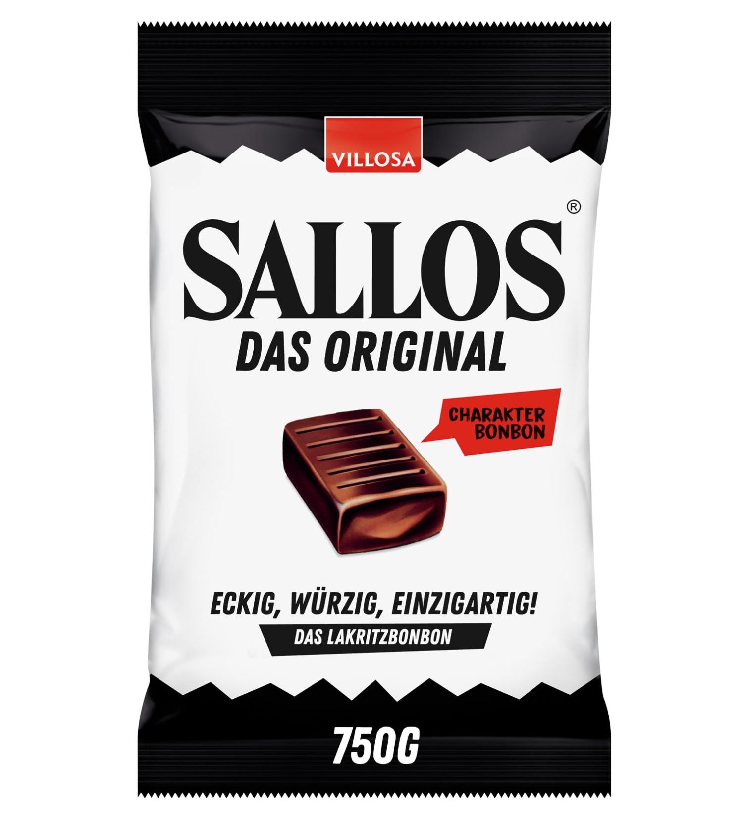 Sallos Original Licorice Candy - 750g Vegan Herbal Treat Large Benefit Pack Natural Spicy Licorice - International Shipping - Buy Online on GoSupps.com
