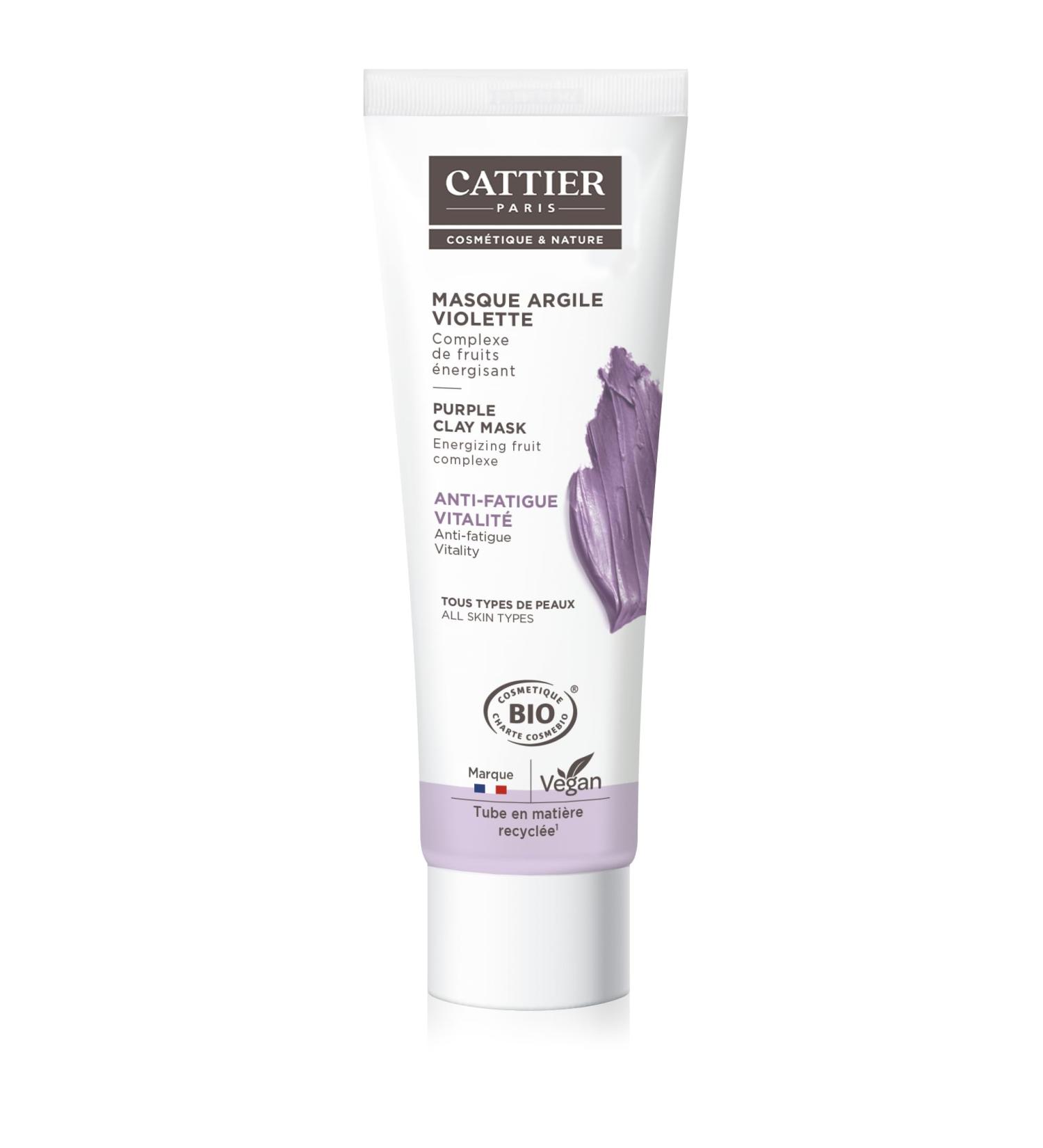 Cattier - Violet Clay Mask - All Skin Types - organic 100ml