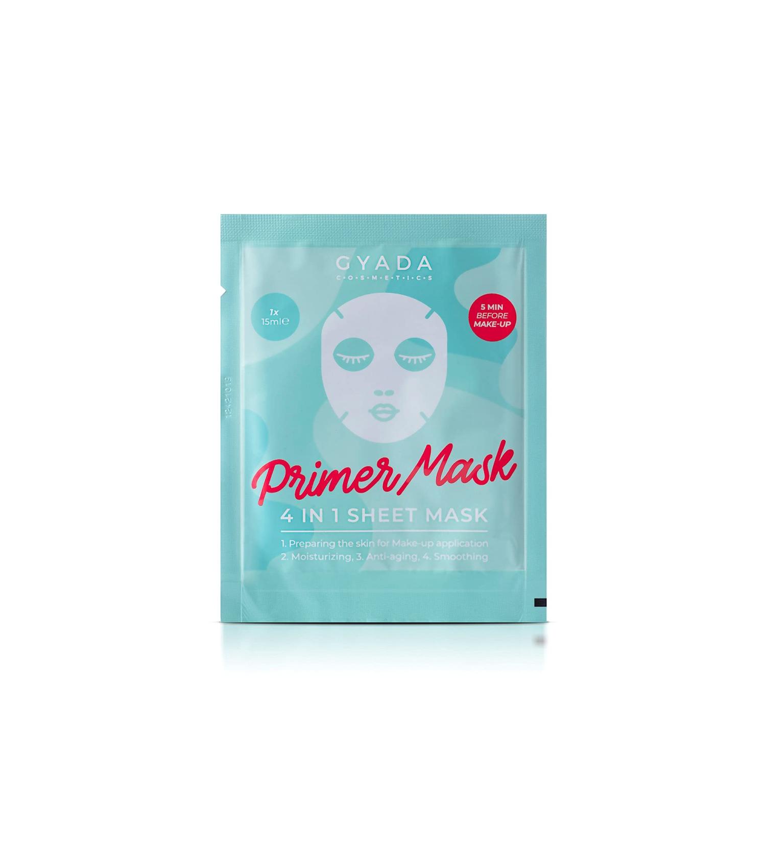 GYADA COSMETICS GYADA COSMETICS Primer Mask Smoothing and Moisturizing Anti-aging for toned and elastic skin with cotton oil mallow and red algae 15 ml