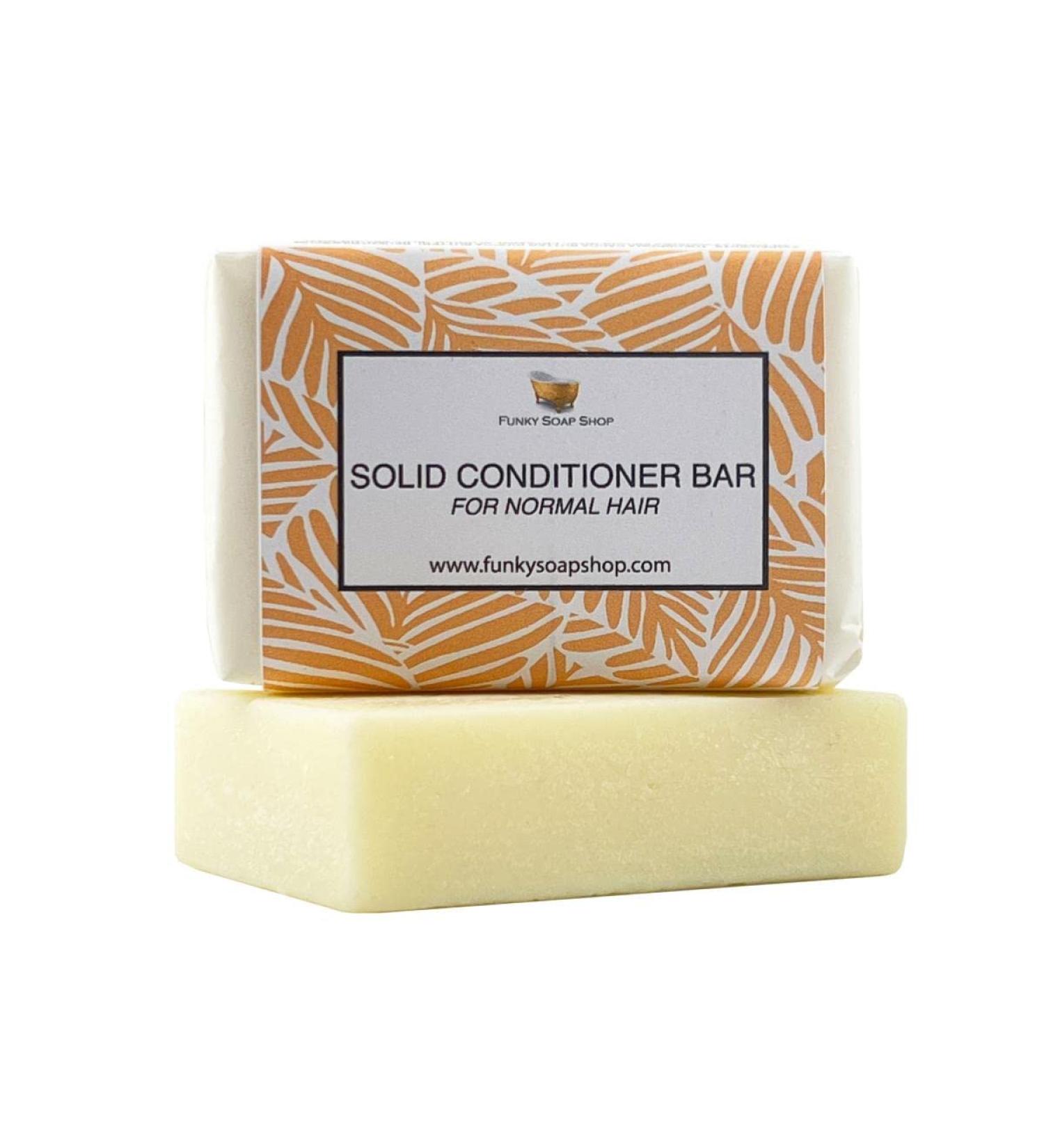 Funky Soap Solid Conditioner for Normal Hair | Natural Plastic-Free 95G - Eco-Friendly Hair Care - Buy Online on GoSupps.com