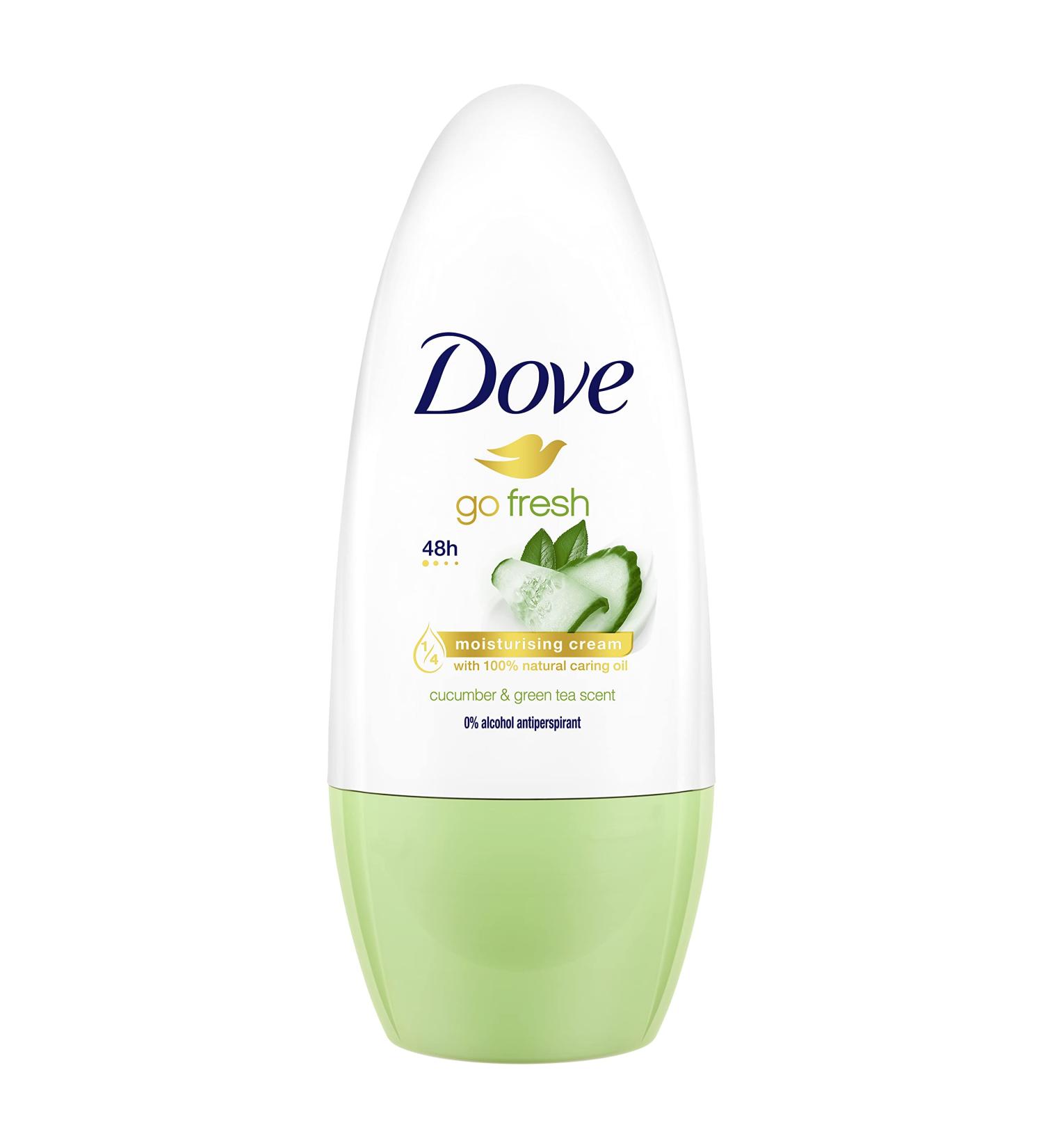 Dove Go Fresh Cucumber & Green Tea Anti-perspirant Deodorant Roll-On 50 ml - Pack of 1 - Buy Online on GoSupps.com
