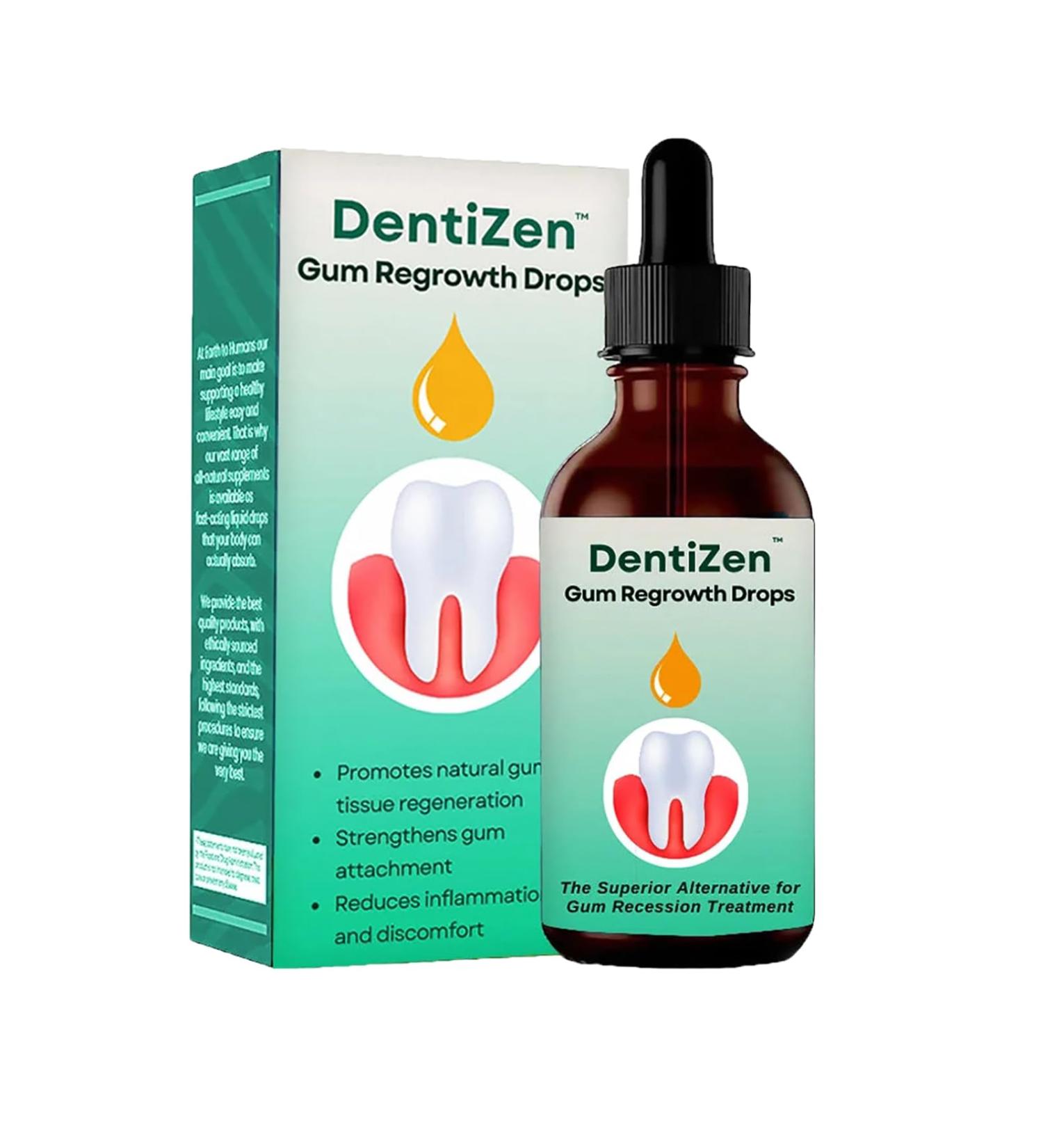 Dentizen Gum Regrowth Drops - Advanced Oral Care for Gums | Promote Gum Repair & Regrowth (1 Piece) - International Shipping Available - Buy Online on GoSupps.com