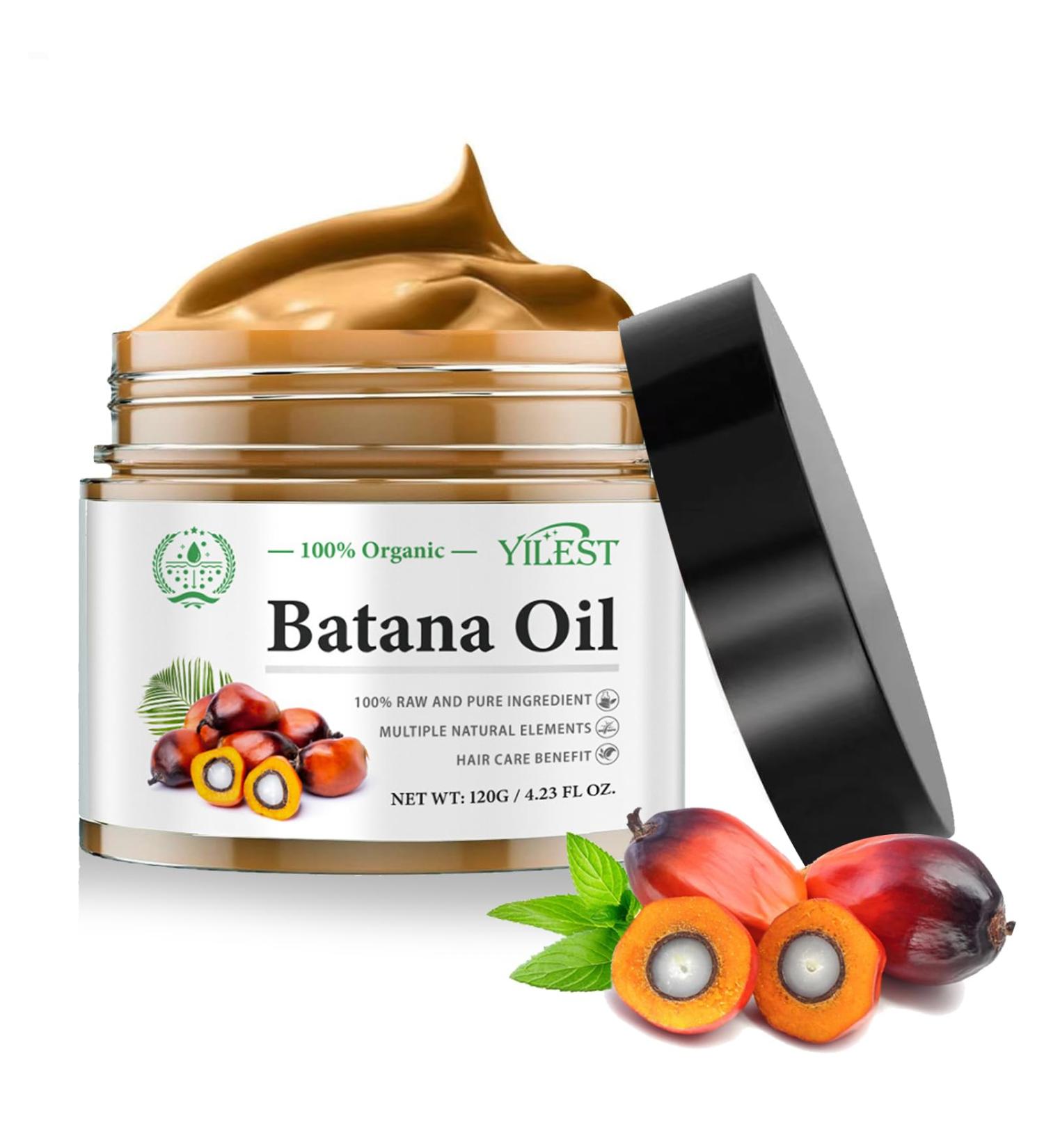 100% Pure Batana Oil for Hair Growth - Dr. Sebi Unrefined Natural Oil from Honduras | Promote Hair Thickness for Men & Women 4.23 OZ - Buy Online on GoSupps.com