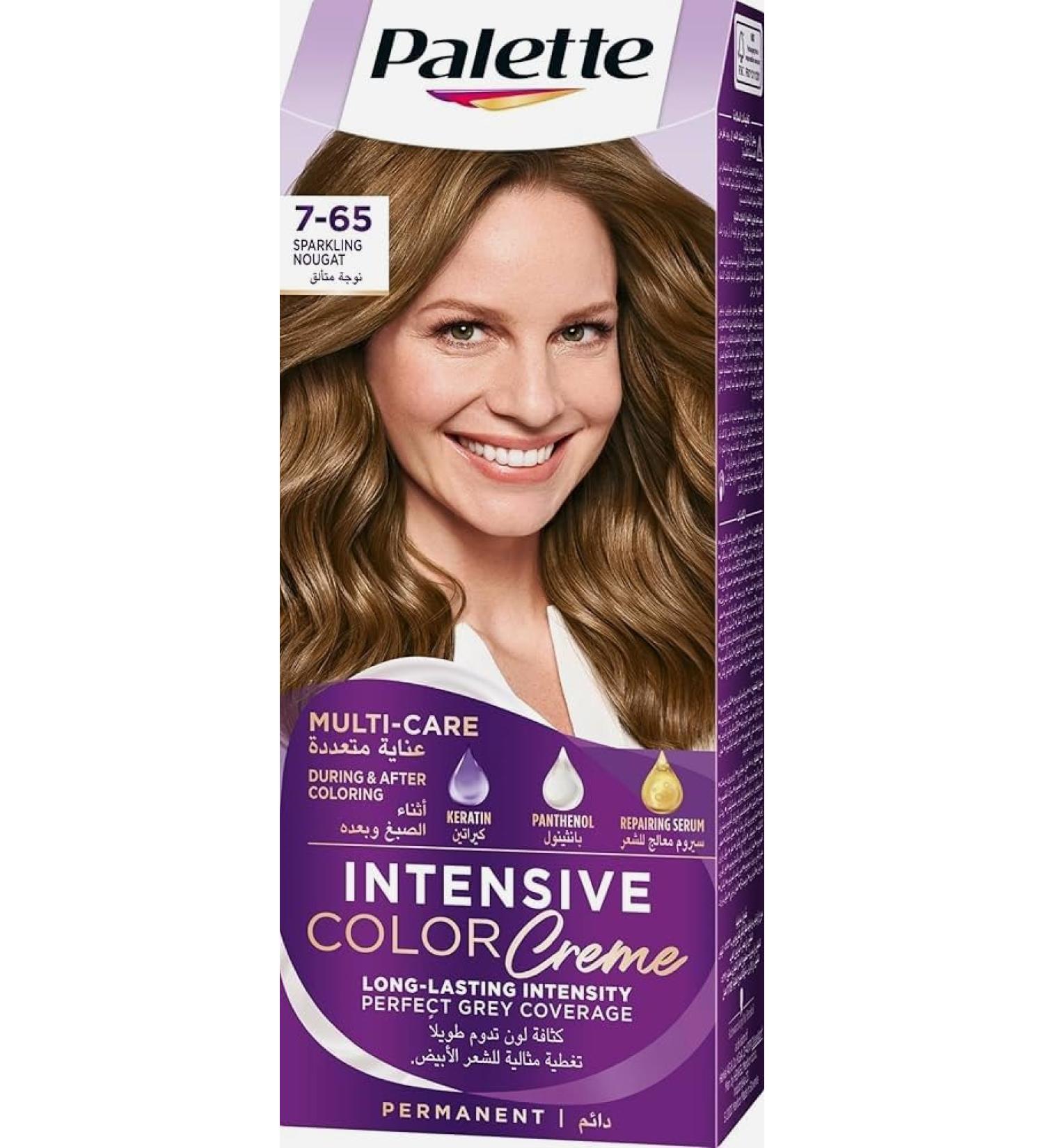  Schwarzkopf Palette Intensive Color Creme 2-Pack Hair Colours No. 7-65 (LG5) Sparkling Nougat Intense Colour Long-Lasting Effect Covers Grey Hair 110 ml x 2 (2-pack) - Buy Online on GoSupps.com