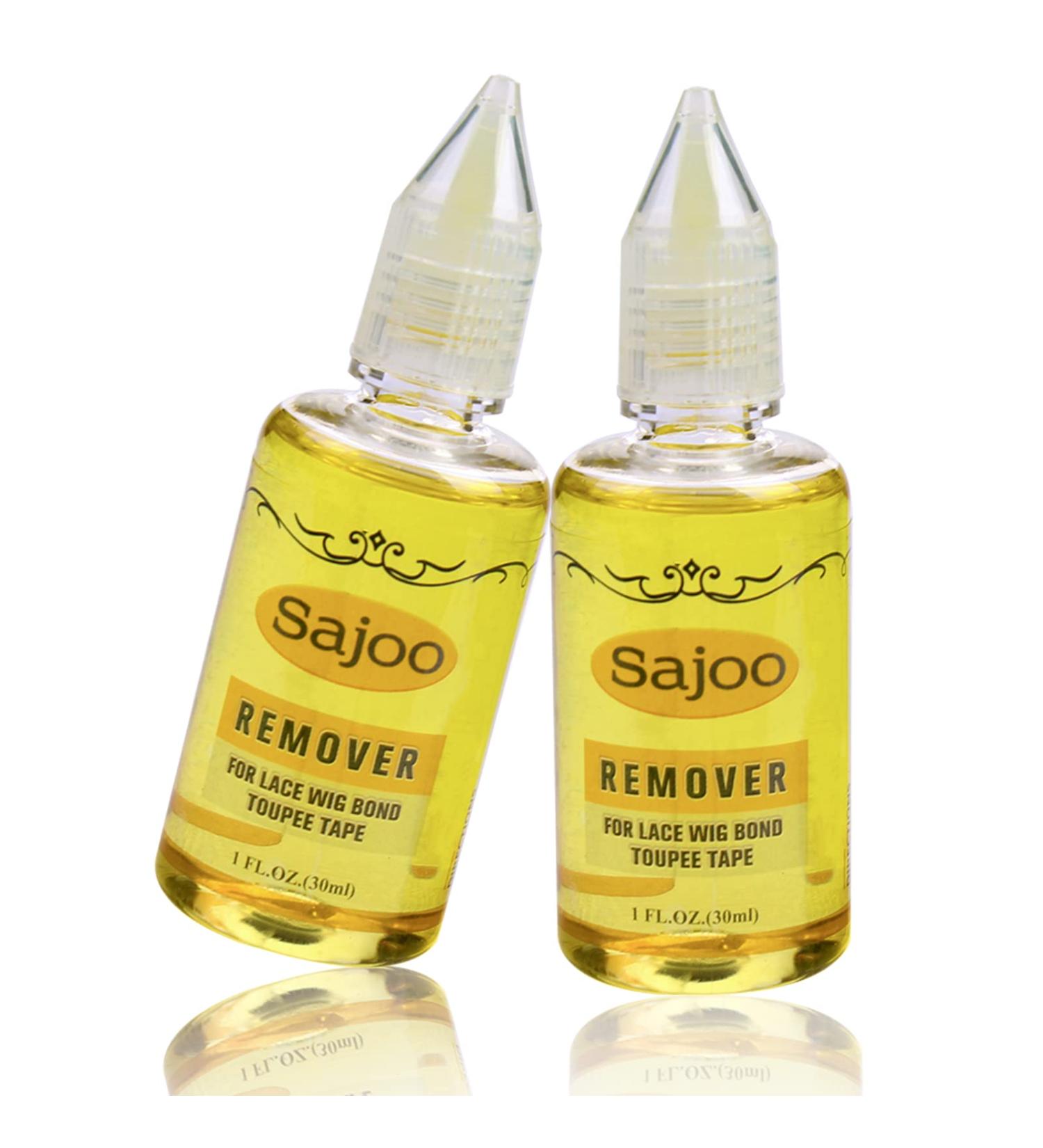Sajoo 30ml Hair Extension Glue Remover - Fast Acting Wig Tape & Lace Glue Remover | 2 Bottles Set - Buy Online on GoSupps.com