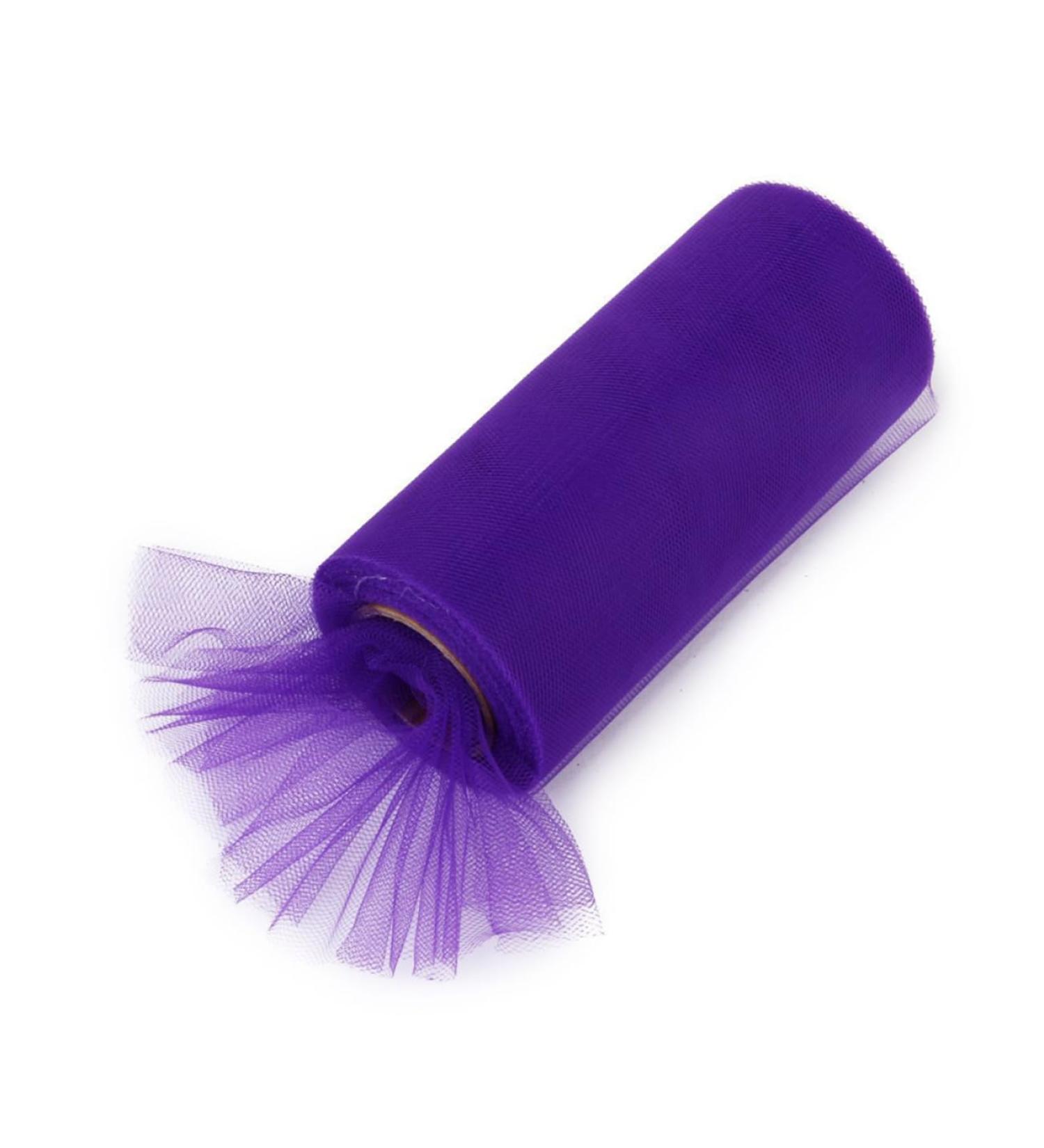 Lurrose Wedding Favors Roll dinner table decor black decor flowers decoration wrapping tulle skirt reel wired Purple medium - Buy Online on GoSupps.com