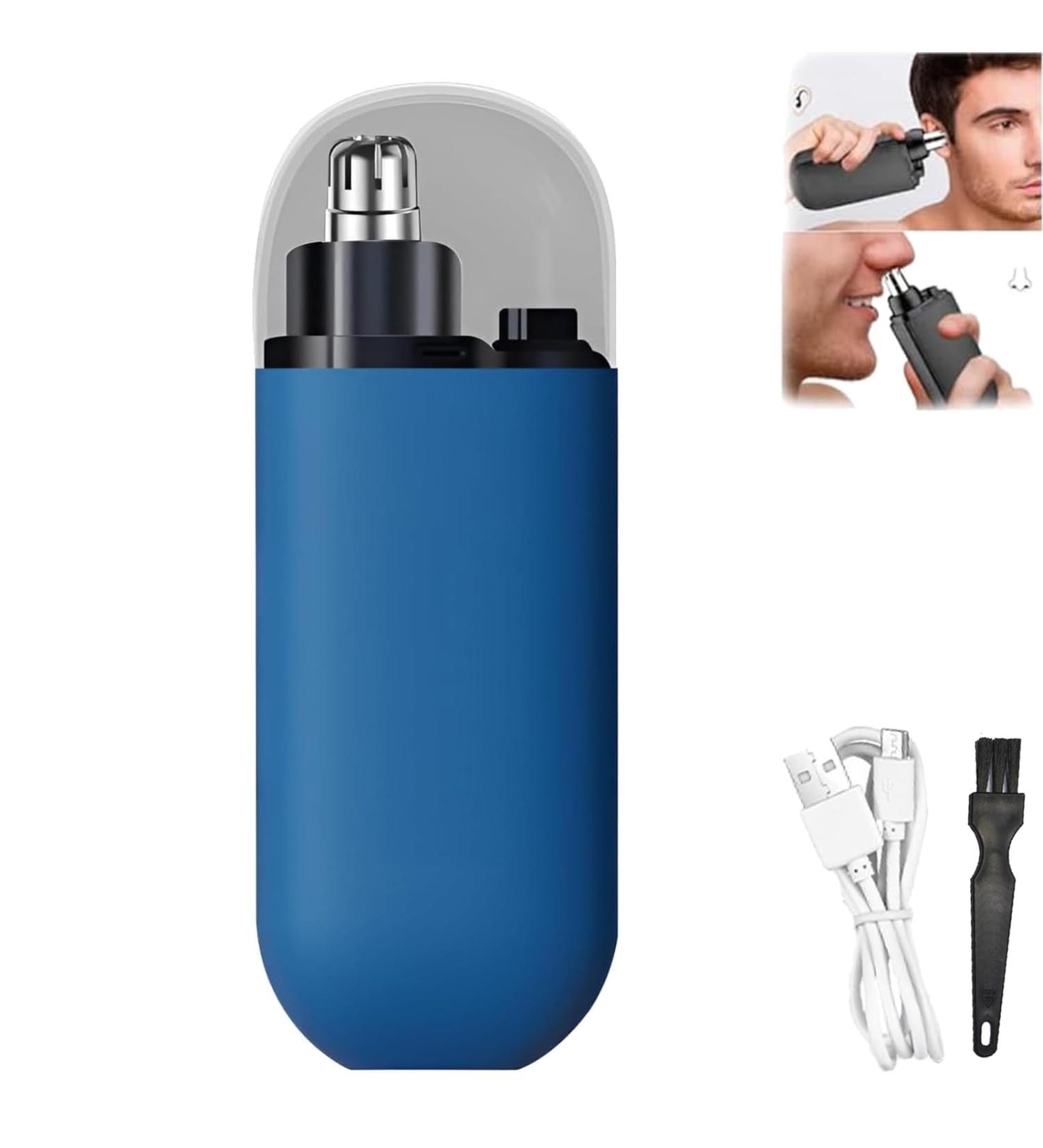 LONGLUAN Gelmalls Nose Trimmer Portable Nose Hair Trimmer Painless & Precision 2024 New Rechargeable Portable Nose Hair Trimmer Washabl Easy Cleansing Nose Hair Trimmer for Travel (Blue) - Buy Online on GoSupps.com