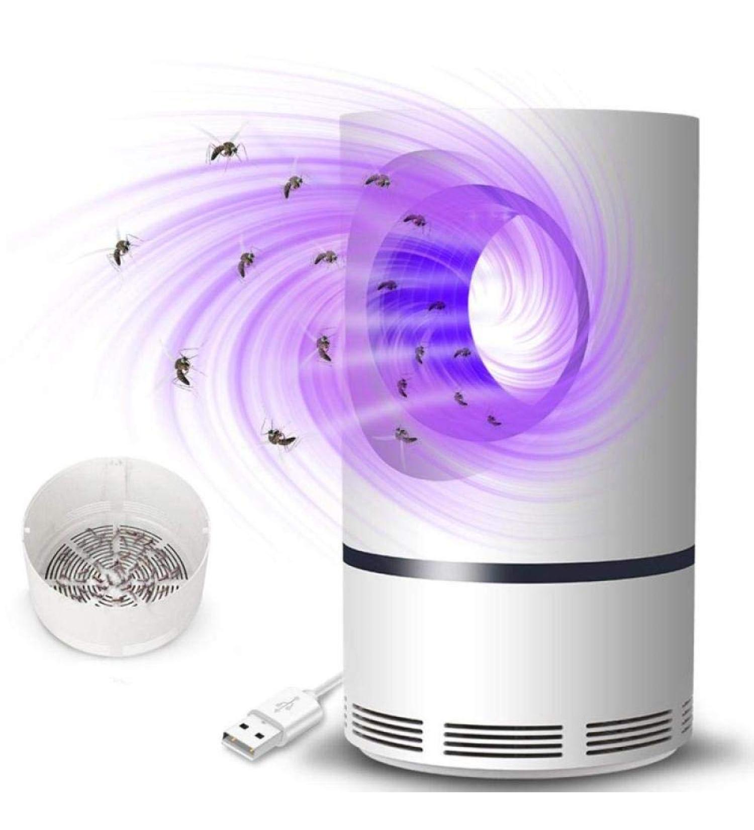 LXX Mosquito Killer Lamp Usb Charging Mosquito Lamp Safety Eco-Friendly Mosquito Killer No Smell No Radiation Easy to Clean Electric Fly Killer for Kitchens Bedrooms Living Room Electric Trap F As Shown White - Buy Online on GoSupps.com