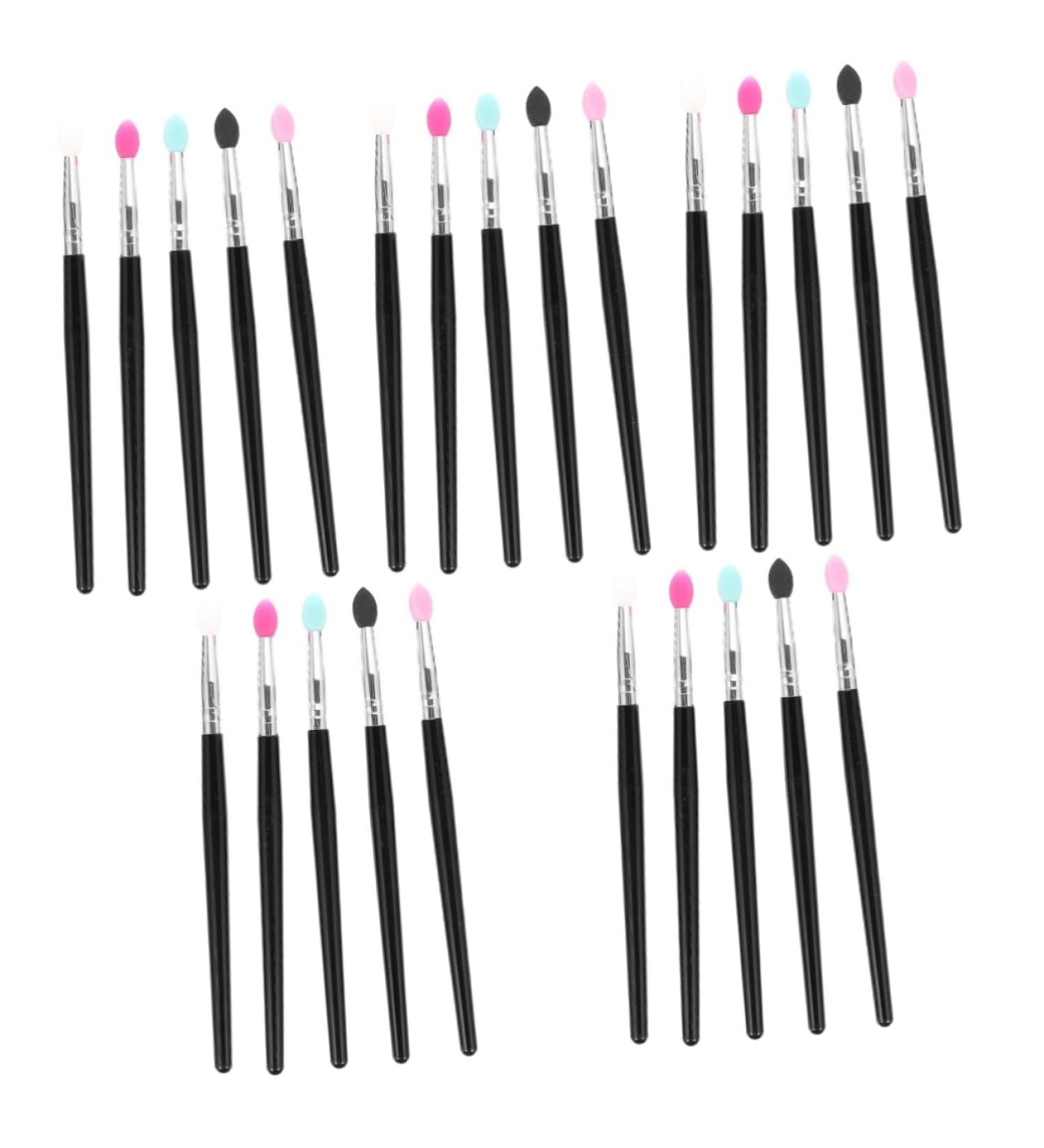 Baluue 25 Pcs Silicone Eyeshadow Brush Lip Applicator Makeup Lip Brush Cream Eyeshadow Brush - Buy Online on GoSupps.com