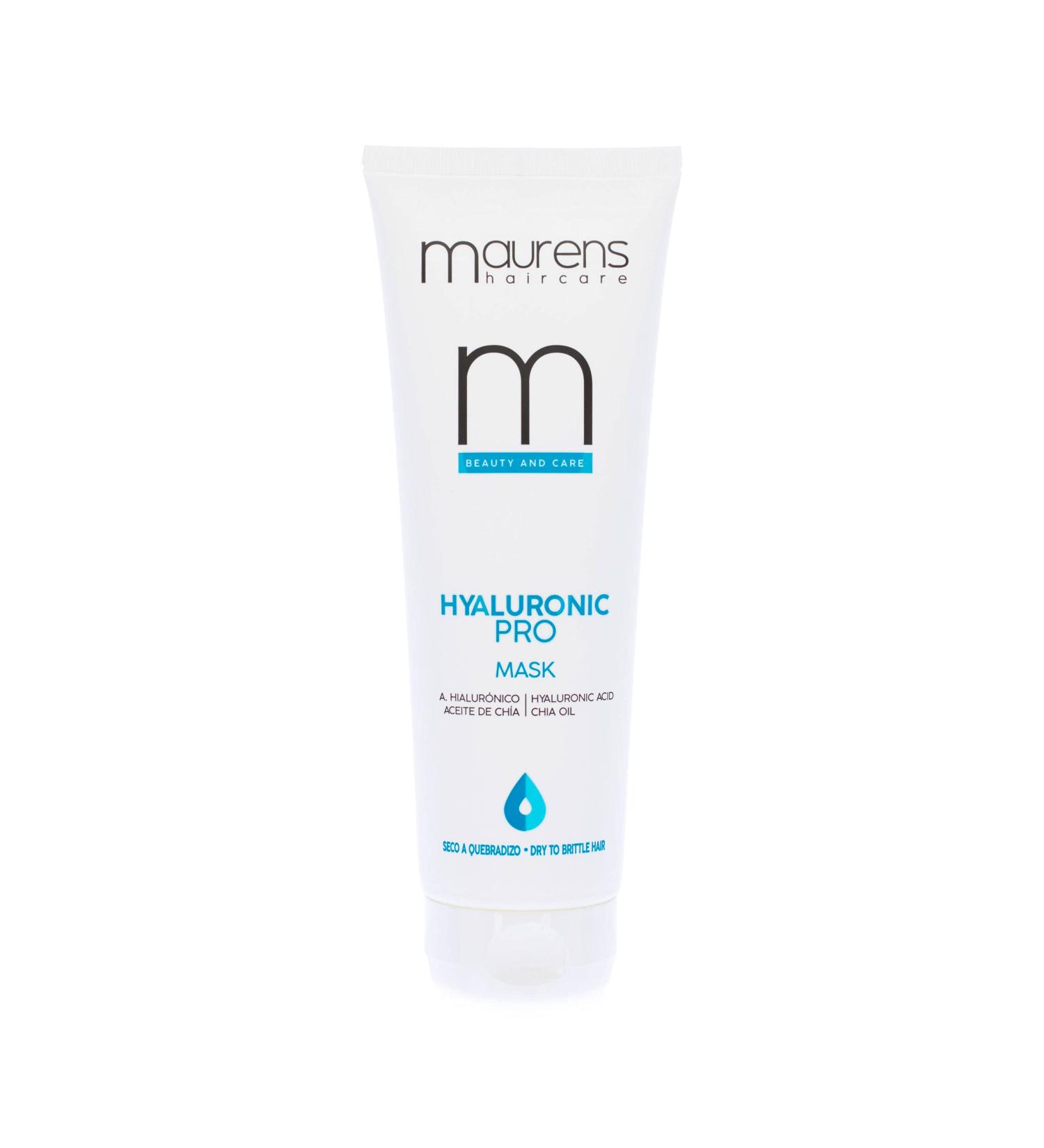  MAURENS Maurens Hyaluronic Pro Super Hydrating Hair Mask with Hyaluronic Acid and Chia Oil for Dry Very Dry or Chemically Damaged Hair 250 ml - Buy Online on GoSupps.com
