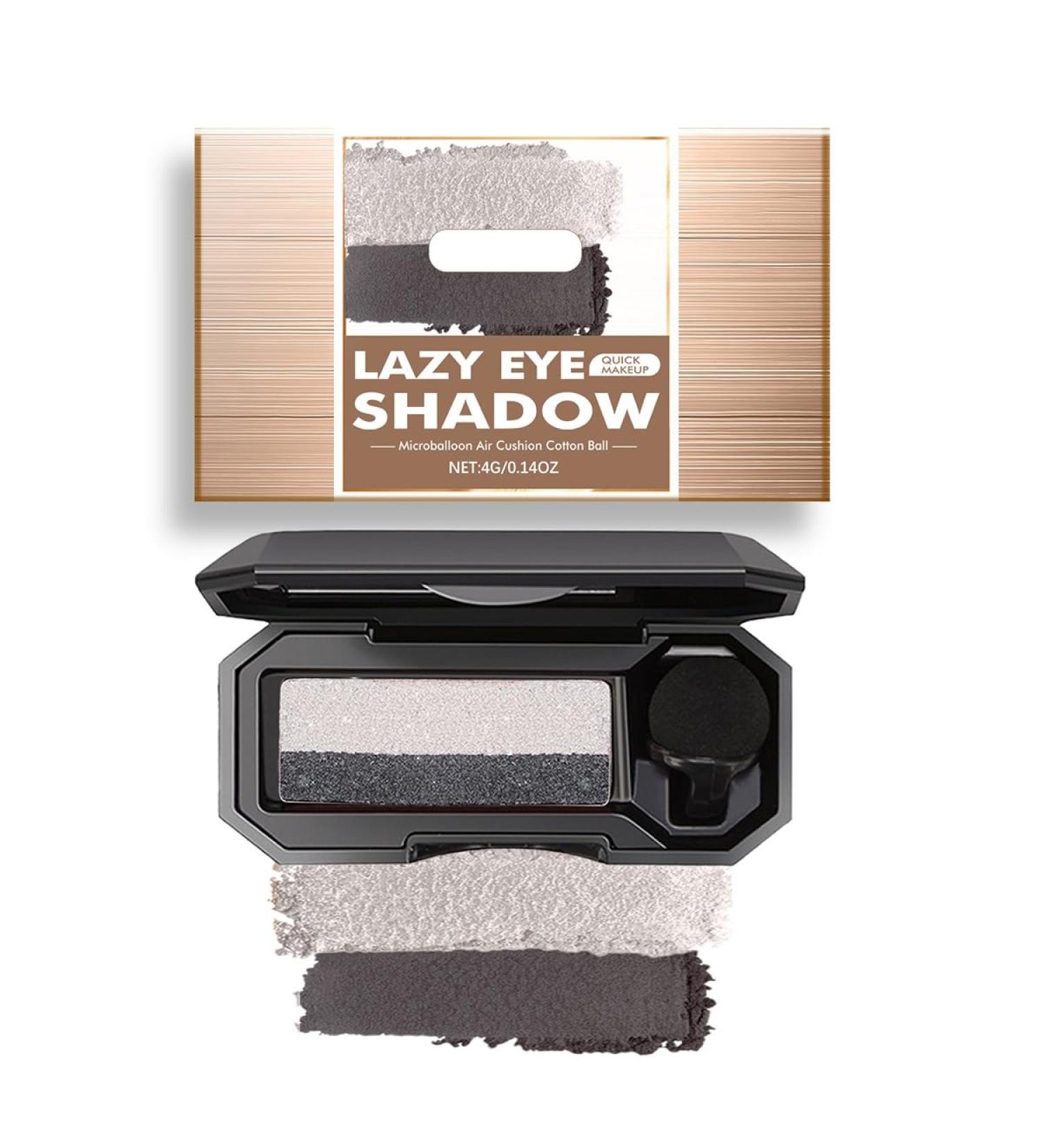 Perfect Two-Tone Eyeshadow Glitter Eyeshadow Palette Portable Two-Tone Eyeshadow 2 In 1 Dual Color Eyebrow Powder Lazy Eyeshadow Palettes(02) - Buy Online on GoSupps.com