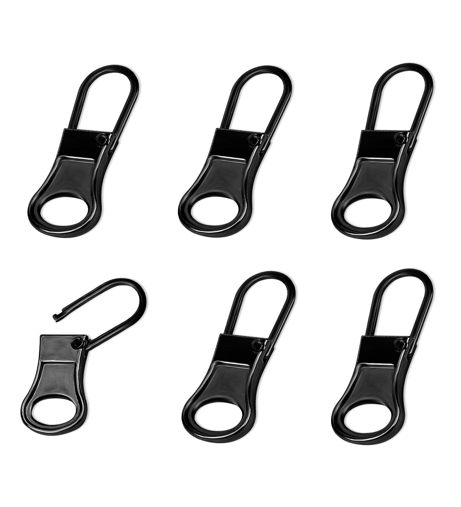 6-Piece Dark Gray Zipper Replacement Set - Removable Zipper Slides for Jackets Pants Shoes Suitcases & Backpacks - Buy Online on GoSupps.com