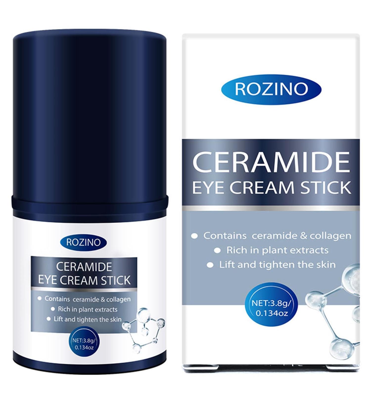 Eye Stick with Ceramide for Dark Circles & Puffiness Temporary Firming Treatment for Under Eye Bags Wrinkles and Fine Lines Anti-Aging Eye Cream for Women and Men (Ceramide) - Buy Online on GoSupps.com