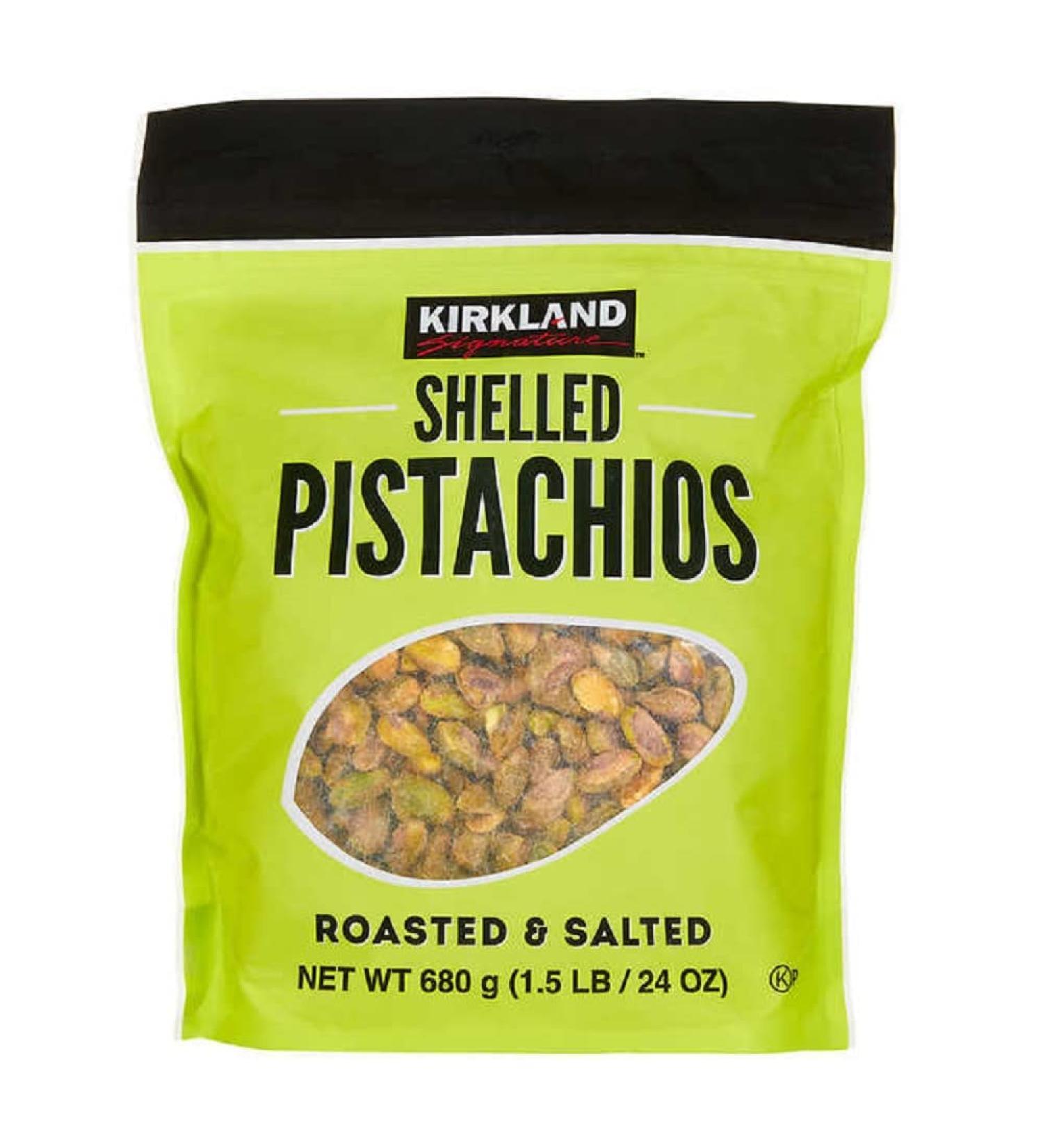 Kirkland Signature Roasted & Salted Shelled Pistachios - 24 oz (1 Pack) - Buy Online on GoSupps.com