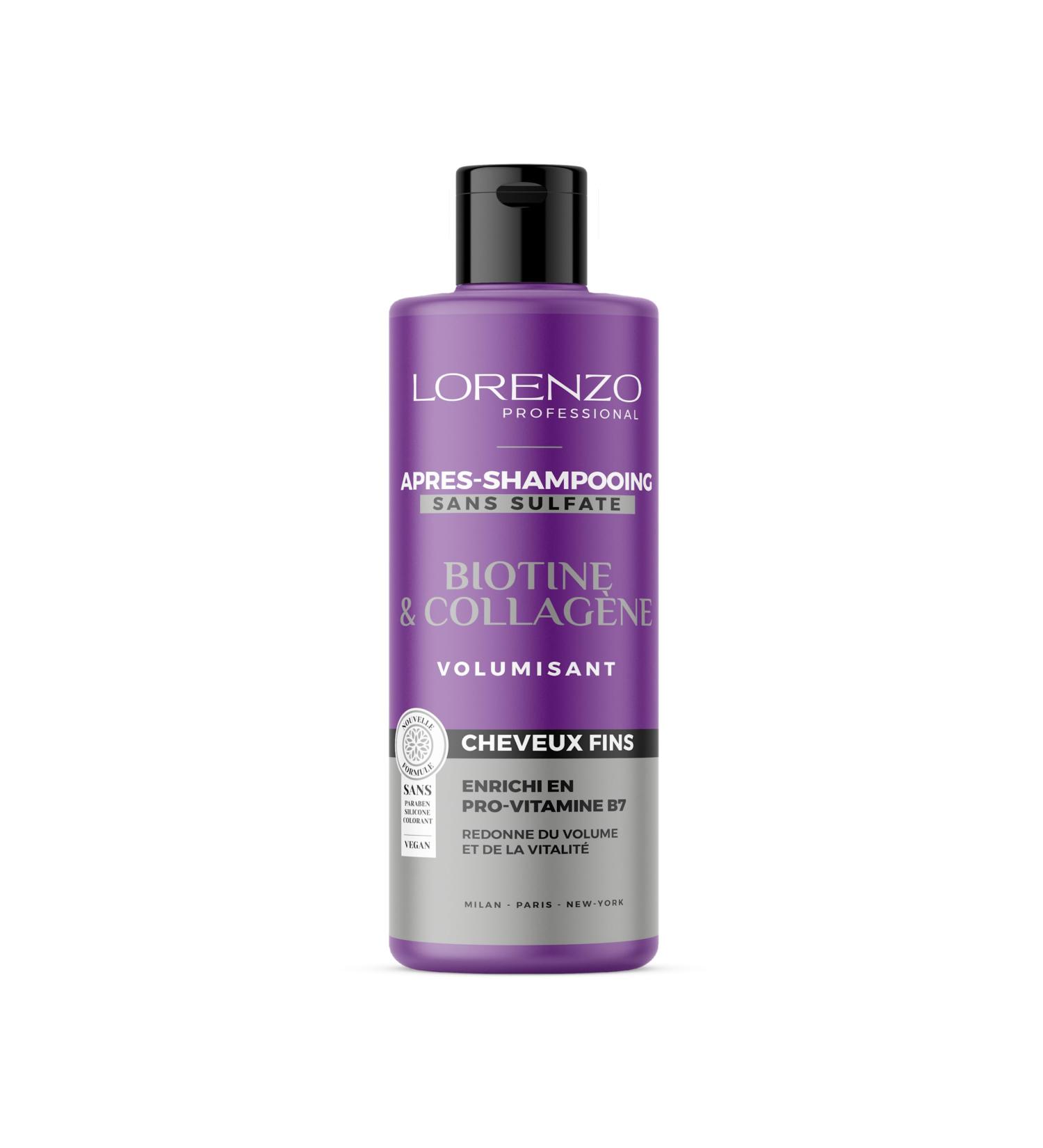  LORENZO PROFESSIONAL Lorenzo Professional Sulfate-Free Conditioner with Biotin & Collagen (Fine Hair) 500ml - Buy Online on GoSupps.com