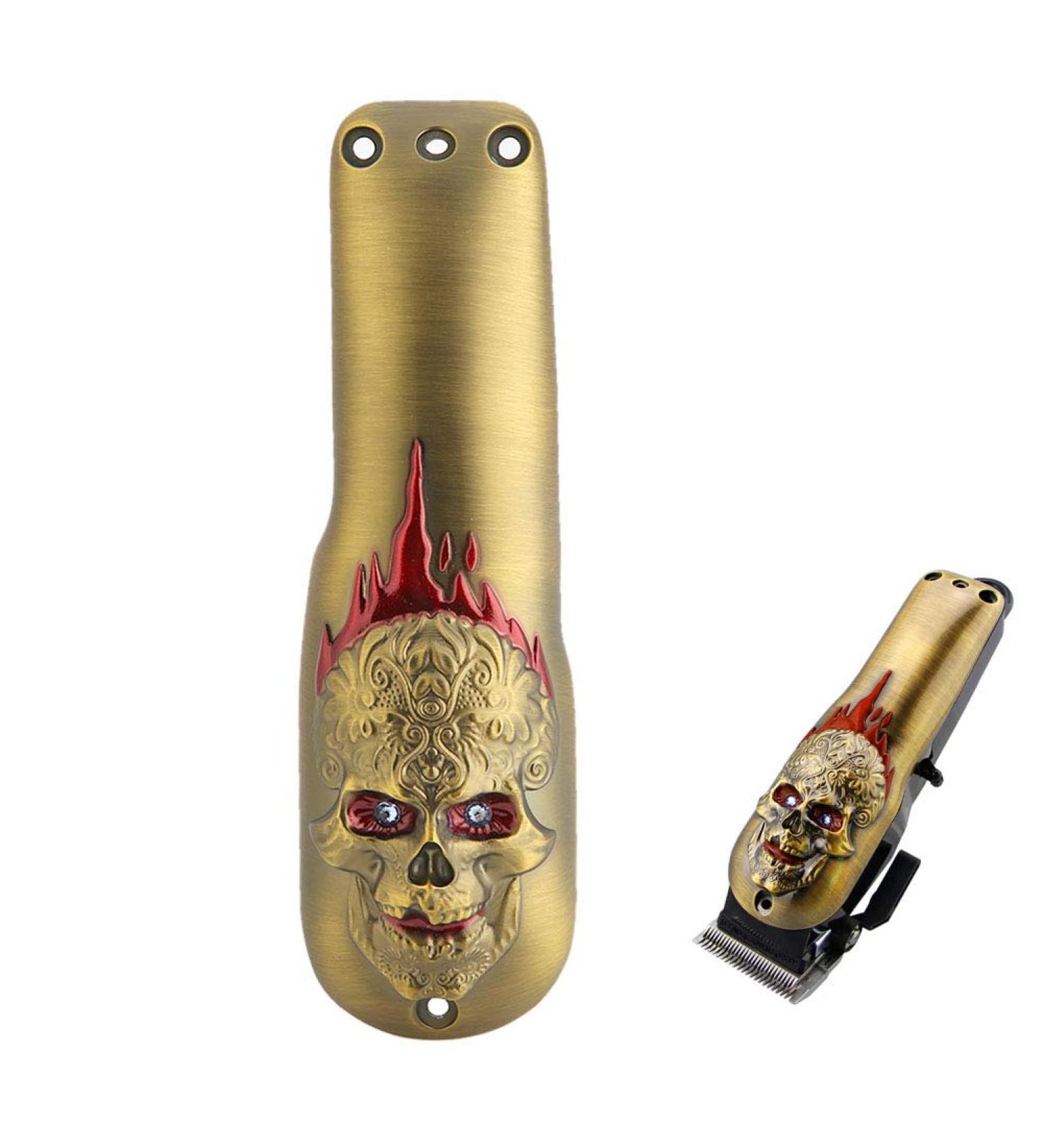 Hair Clippers Full Body Cover Electric Clipper Modified Shell Retro Style Clipper Cover Personalized Fashion Appearance Outliner Trimmer Cover (Skeleton-Gold) - Buy Online on GoSupps.com