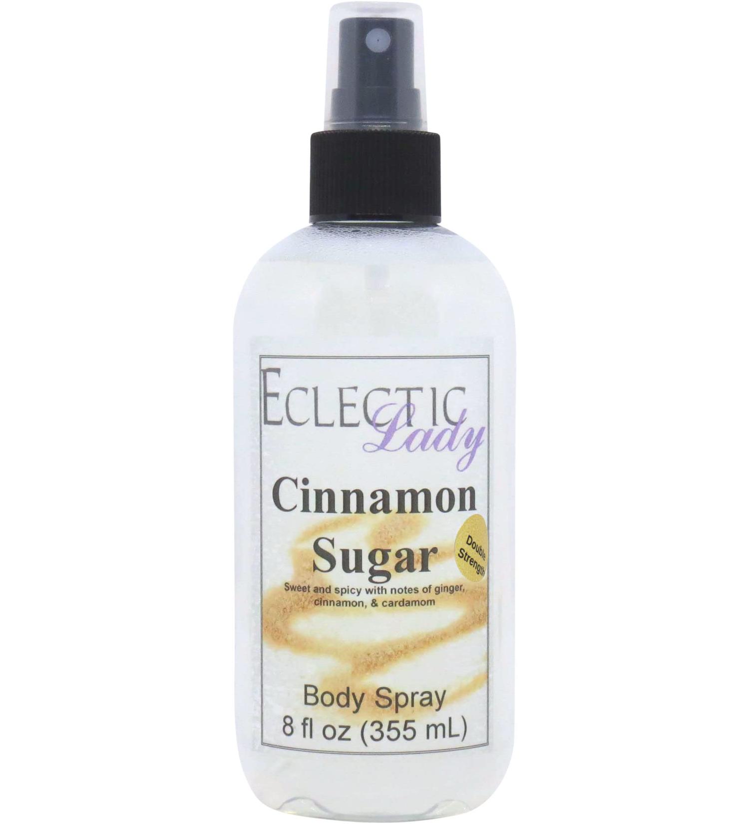 Cinnamon Sugar Body Spray (Double Strength) 8 ounces Body Mist for Women with Clean Light & Gentle Fragrance Long Lasting Perfume with Comforting Scent for Men & Women Cologne with Soft Subtle 8 Fluid Ounces (Double Strength) - Buy Online on GoSupps.com