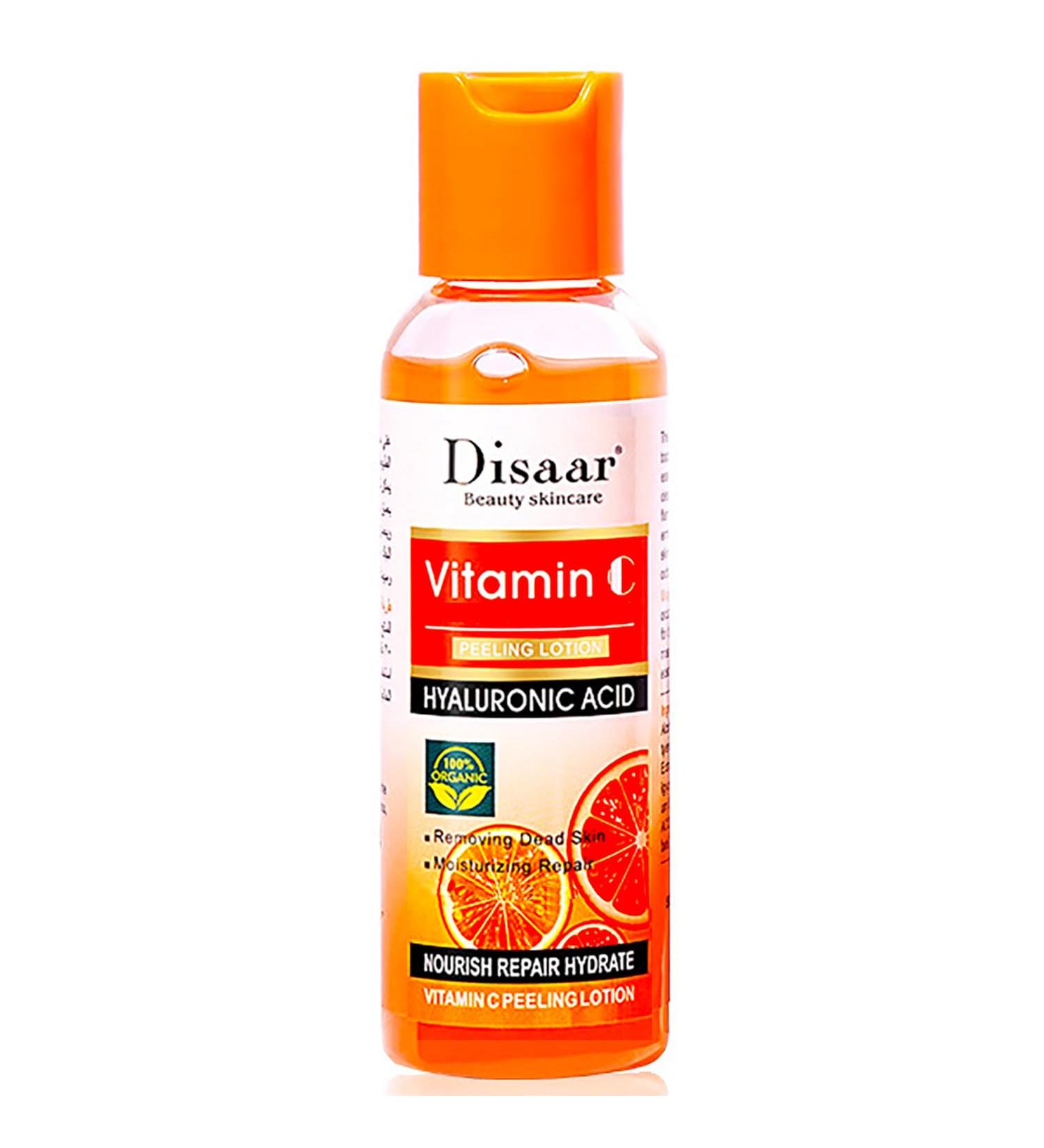 Vitamin C Peeling Lotion with Orange Extract - Nourishing & Hydrating Body Skin - 100g / 3.38fl. oz for Radiant Skin - Buy Online on GoSupps.com
