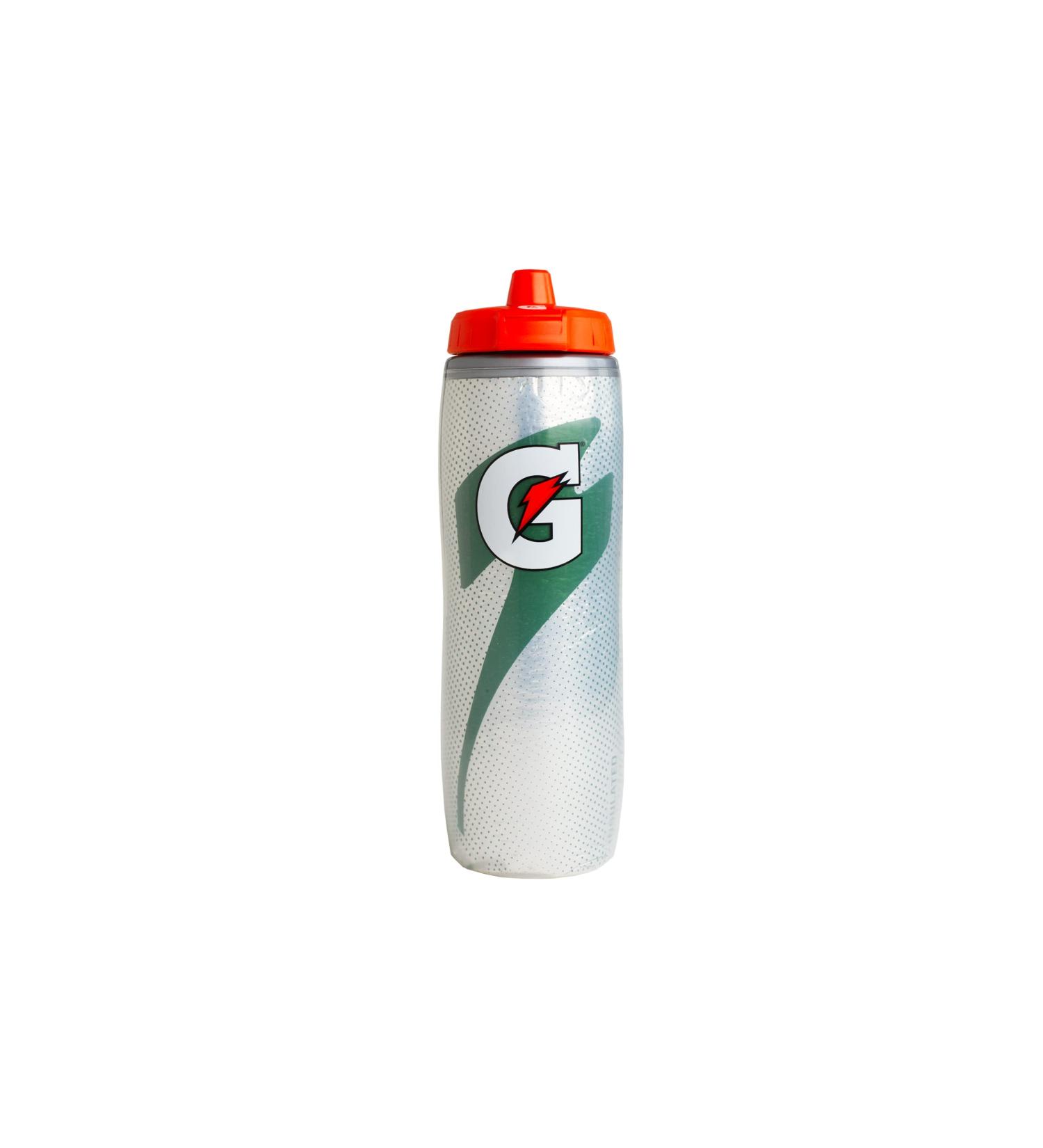 Gatorade Insulated Squeeze Bottle  30oz  Silver  BPA Free  Double-Wall Insulation - Buy Online on GoSupps.com