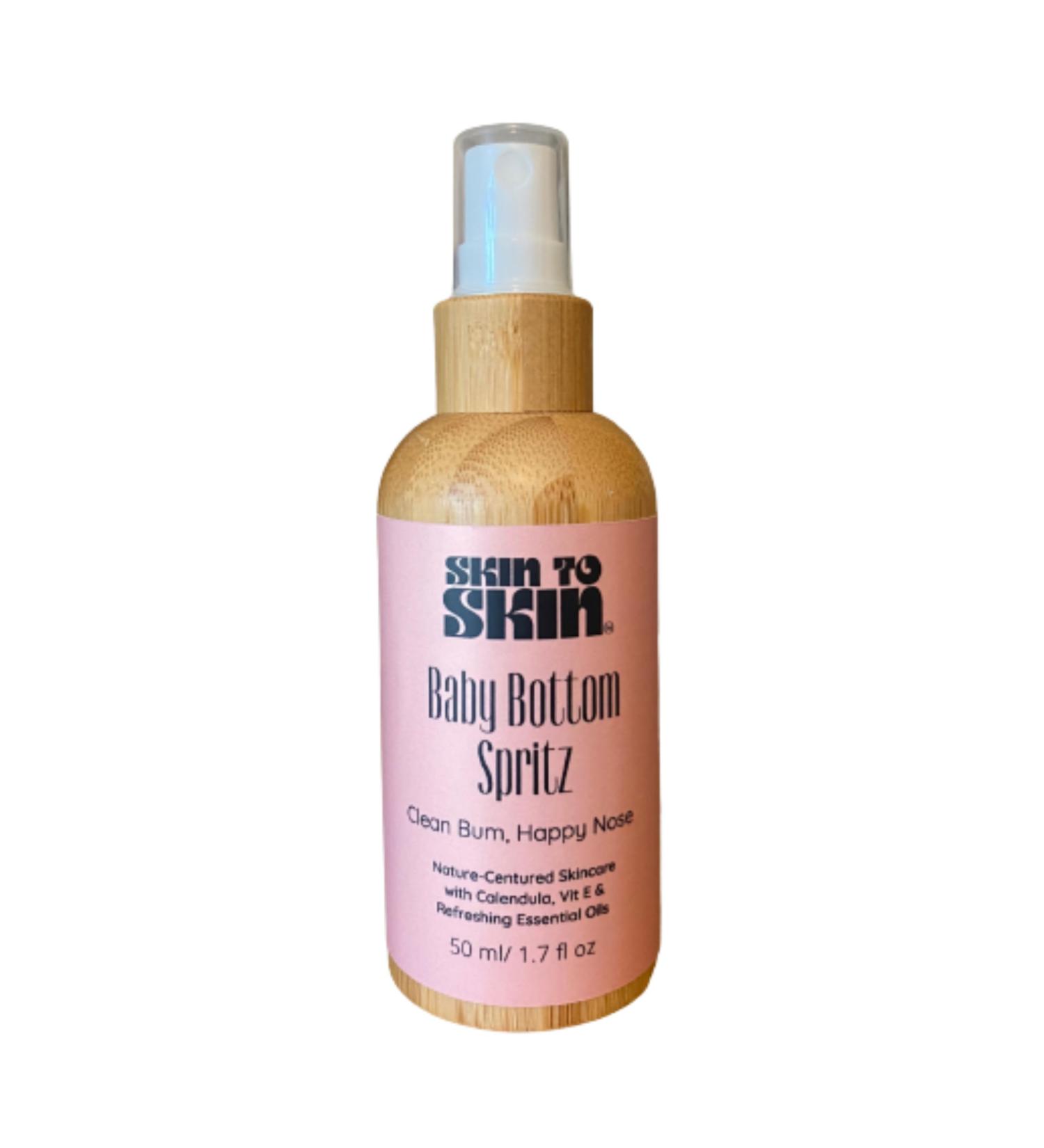 Skin to Skin Baby Bottom Spritz 50ml - Gentle Diaper Rash Spray | Eco-Friendly Baby Comfort | Odor Eliminator & Cleanser - Buy Online on GoSupps.com