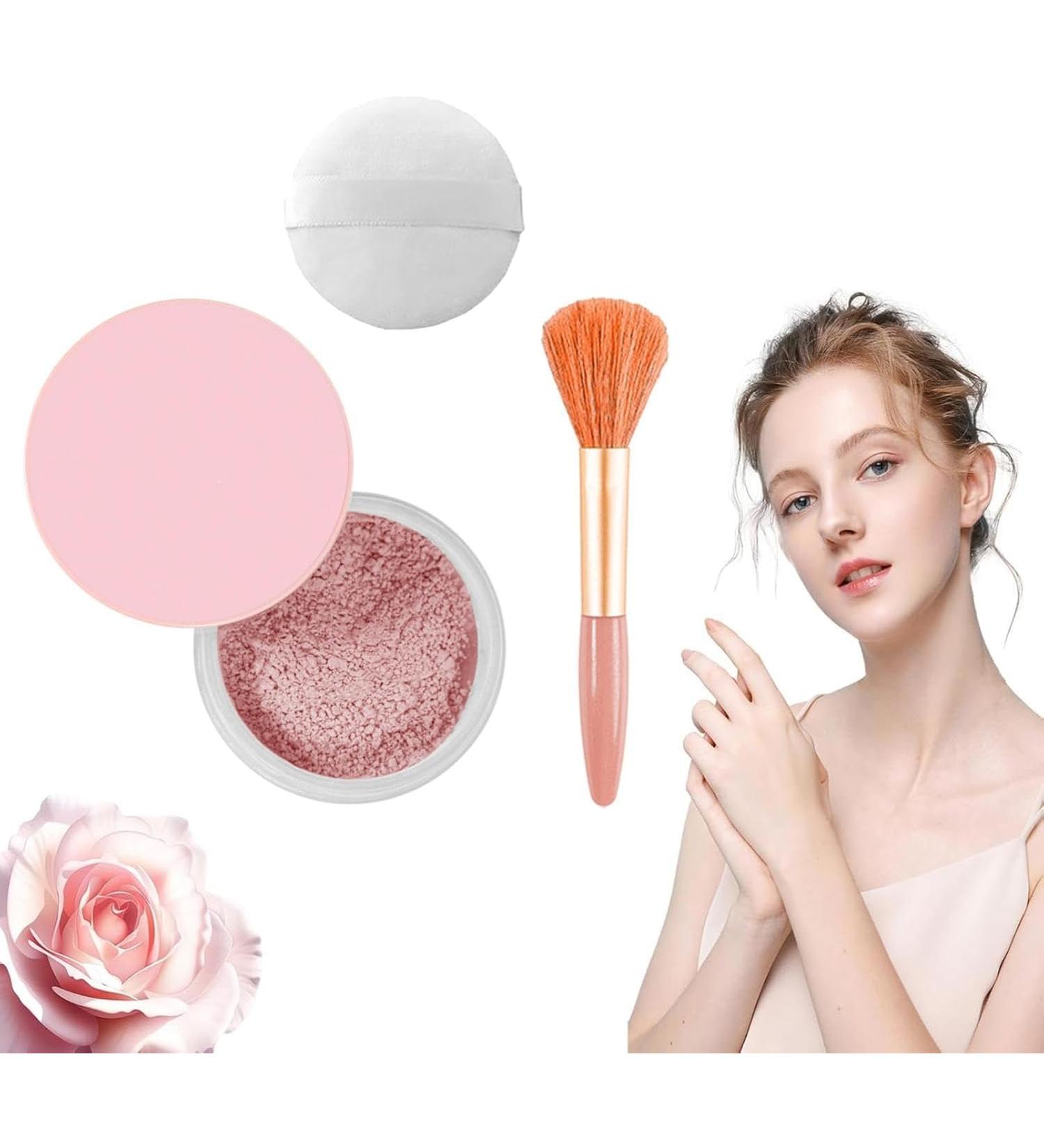 Allaura Make-Up Fixing Powder Allaura Mattifying Powder Allaura Beauty Blurring Powder Allaura Beauty Pink Setting Powder Oil Control Setting Powder for All Skin Tones (Pink 6G) - Buy Online on GoSupps.com