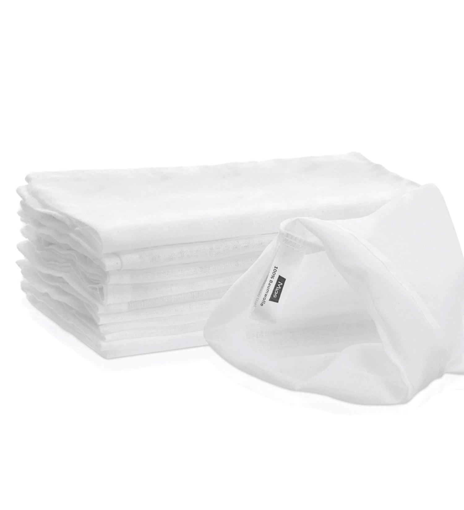 Mias White Washcloths 20 Pack 5x16.5cm - Buy Online on GoSupps.com