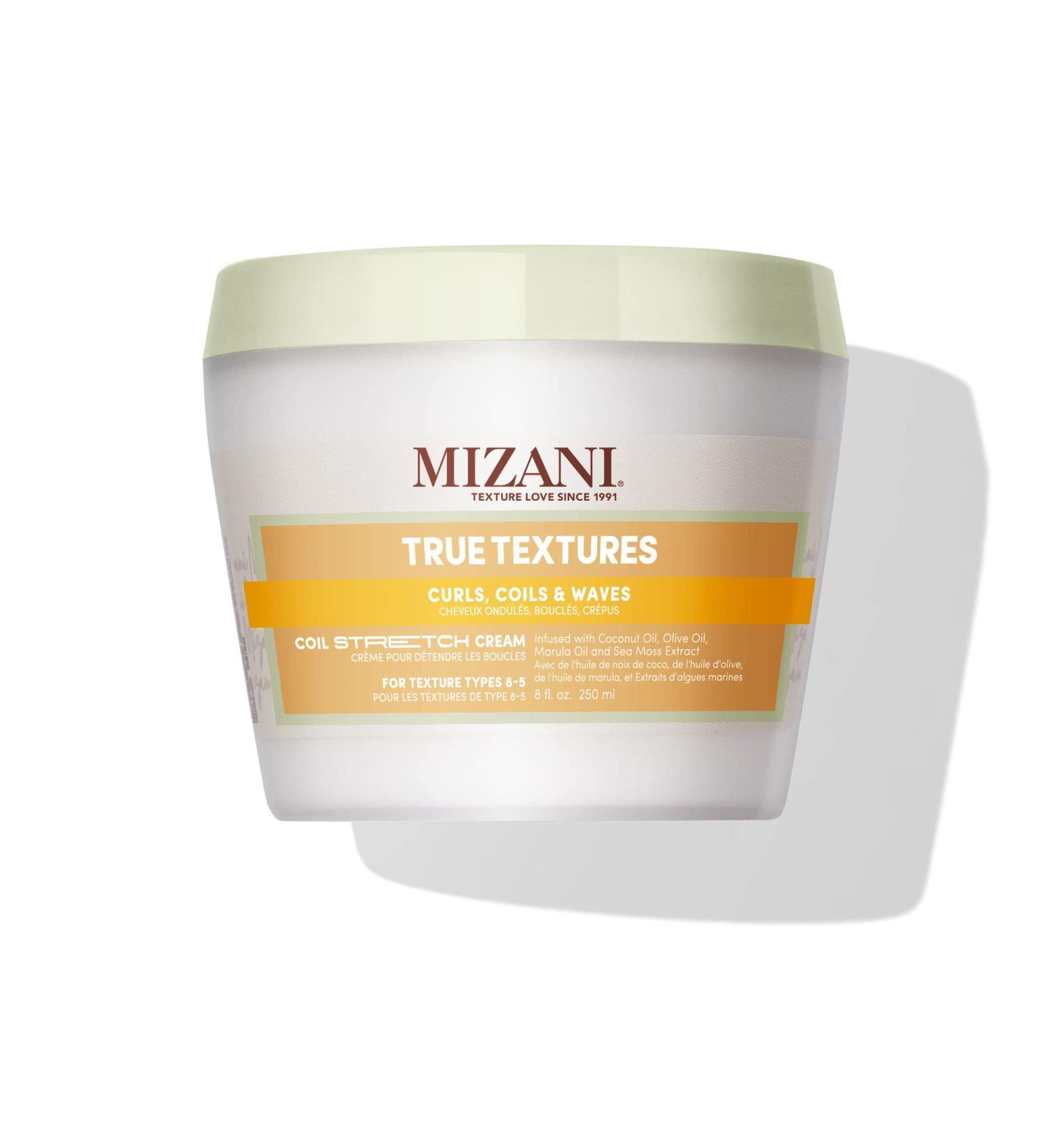 Mizani True Textures Coil Stretch Cream 8.50 Fl Oz | Soft Hold Curl Shaping for Curly & Coily Hair - Buy Online on GoSupps.com