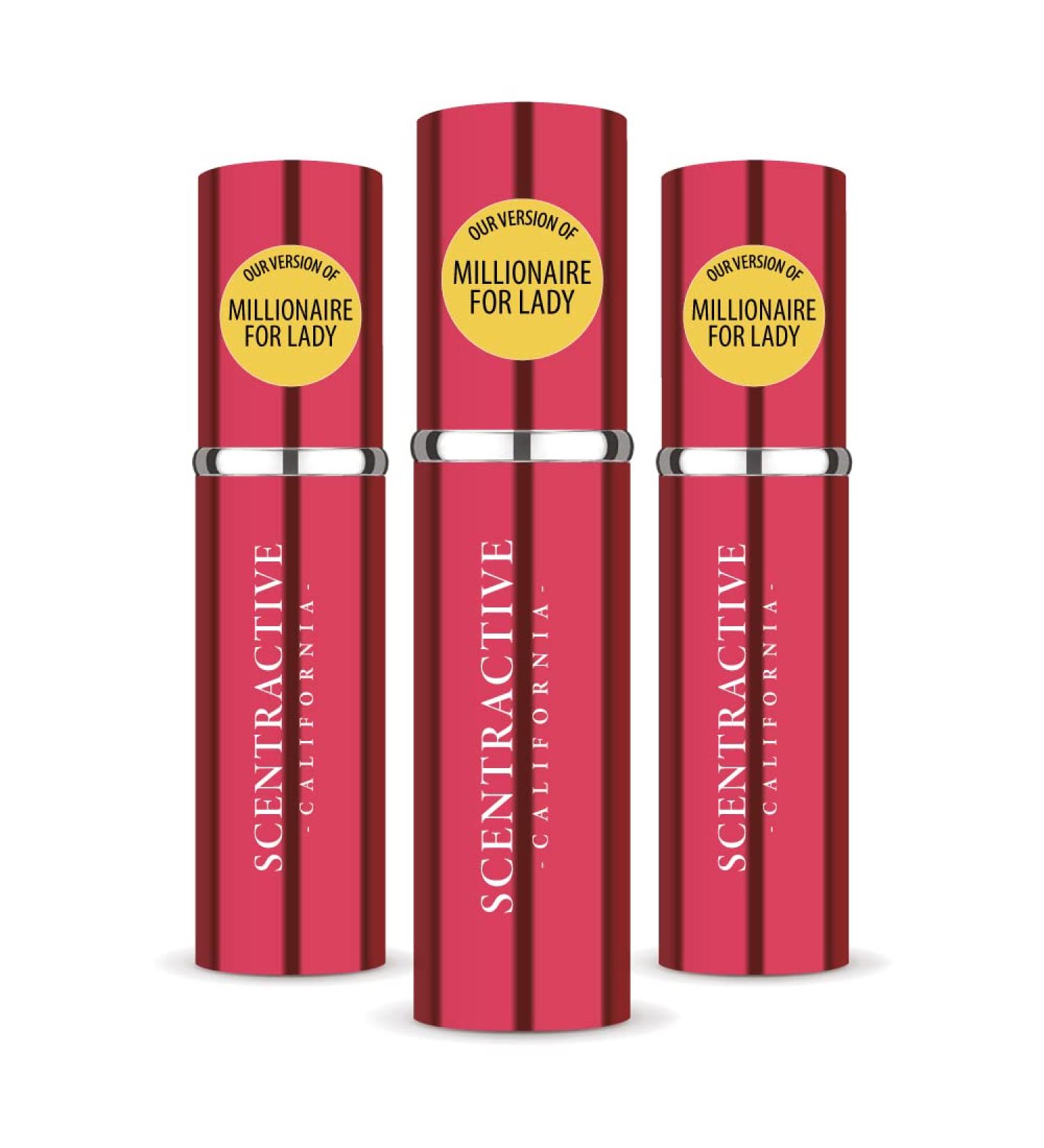 CA Perfume Impression of Paco R. Millionaire For Lady For Women Replica Version Fragrance Dupes Concentrated Long Lasting Eau de Parfum Spray Refillable Atomizer Bottle 0.17 Fl Oz/5ml-X3 PACO R. MILLIONAIRE FOR LADY IMPRESSION 0.51 Fl Oz (Pack of 1) - Buy Online on GoSupps.com