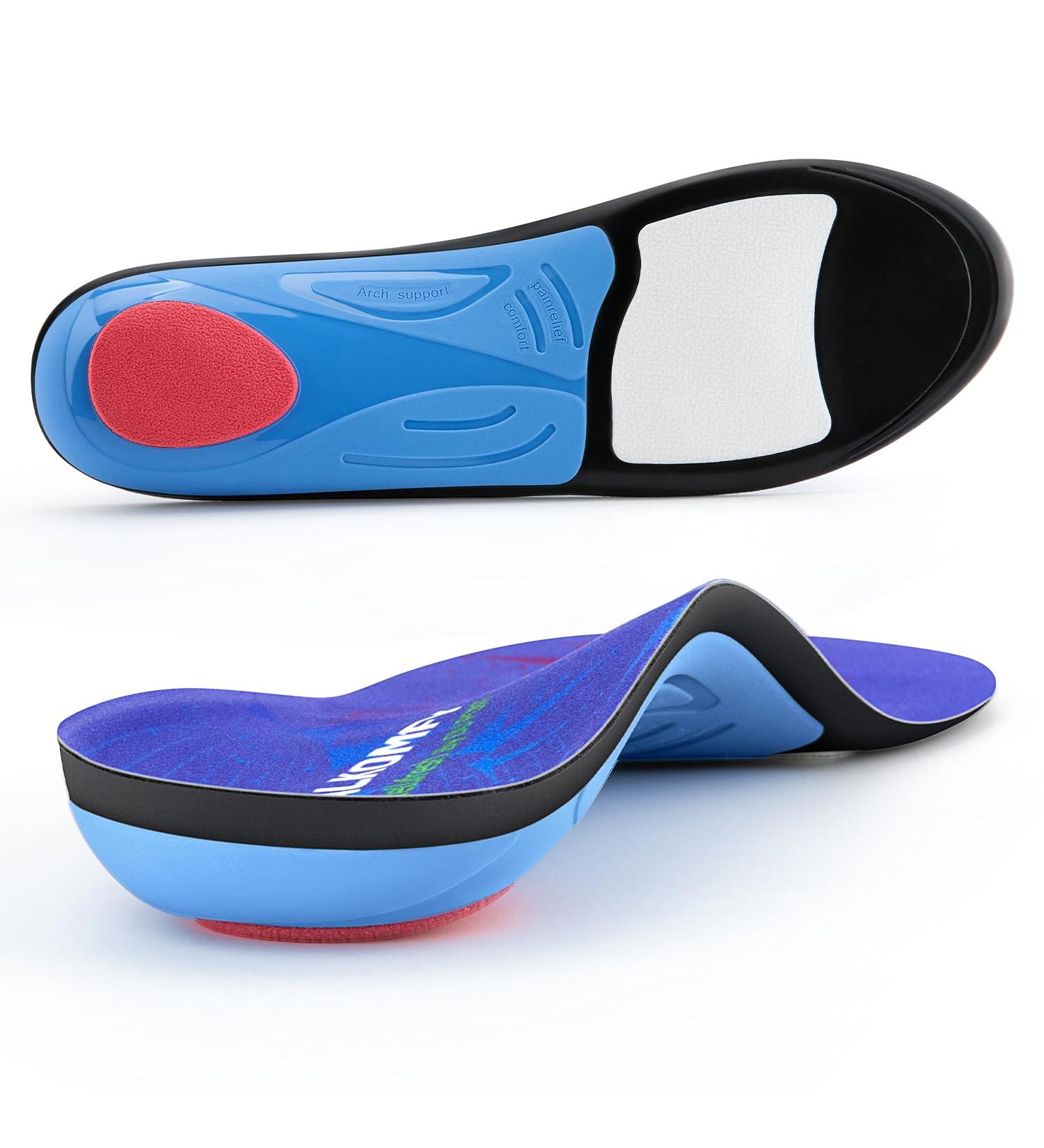 Walkomfy Unisex Heavy Duty Arch Support Insoles | Relief for Plantar Fasciitis & Foot Pain | For Men & Women (XL Sizes 12-13.5/Men 14-15.5/Women - Buy Online on GoSupps.com