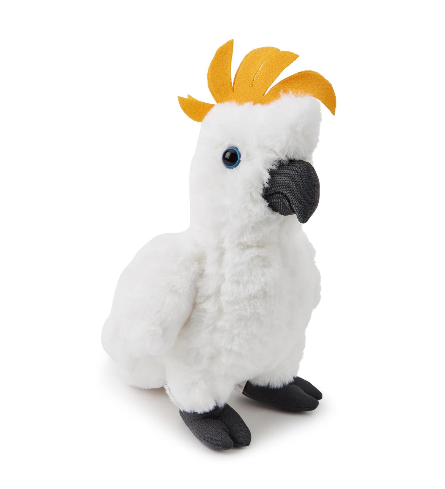 Zappi Co Cockatoo Plush Toy (26cm) - Eco-Friendly Soft Toy for Kids | Made from 100% Recycled Material - Buy Online on GoSupps.com