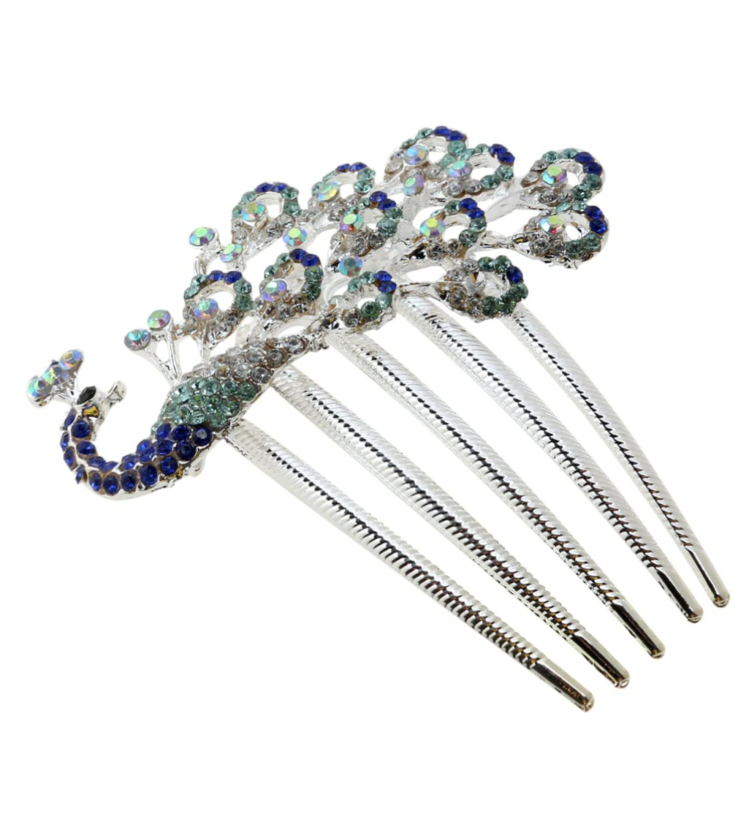 Ipetboom Womens Barrettes for Hair Bridal Hair Accessories Hair Barrette Pearl Hair Comb for Bridal Rhinestone Hair Clip Hairpins Hairpin Comb Hair Pin Comb Earth Tones Miss Five-tooth Comb - Buy Online on GoSupps.com