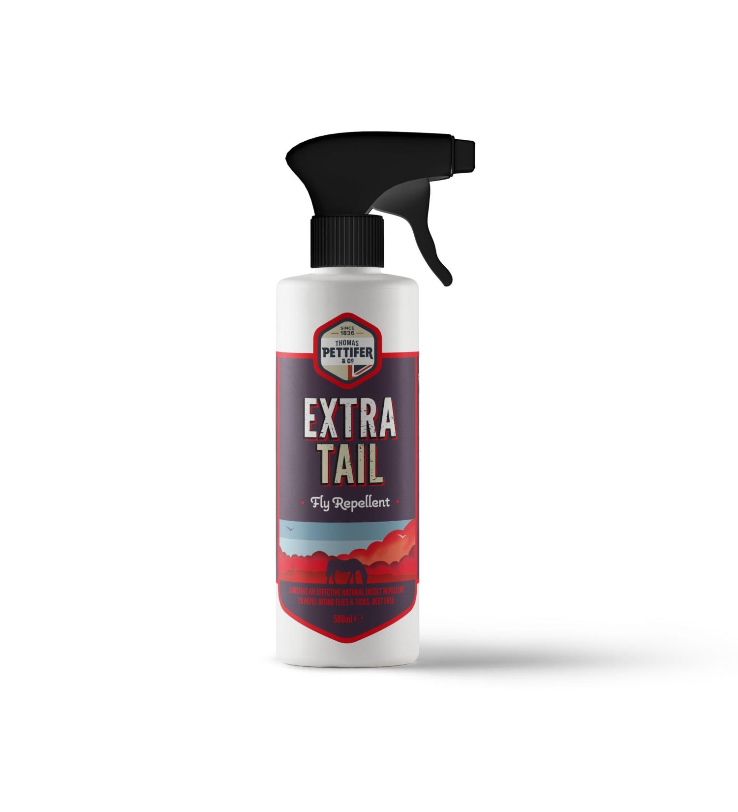 Thomas Pettifer & Co. Extra Tail Horse Insect Relief 500ml | Natural Horse Fly Repellent against flies mosquitos & ticks| 500mL - Buy Online on GoSupps.com