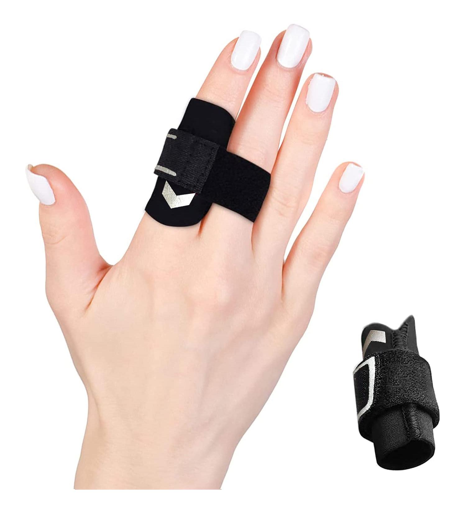 VHOPMORE Neoprene Finger Splints Wraps - Adjustable Finger Brace for Trigger Finger, Arthritis, Sports - Finger Support Sleeves for Basketball, Volleyball, Tennis - Buy Online on GoSupps.com