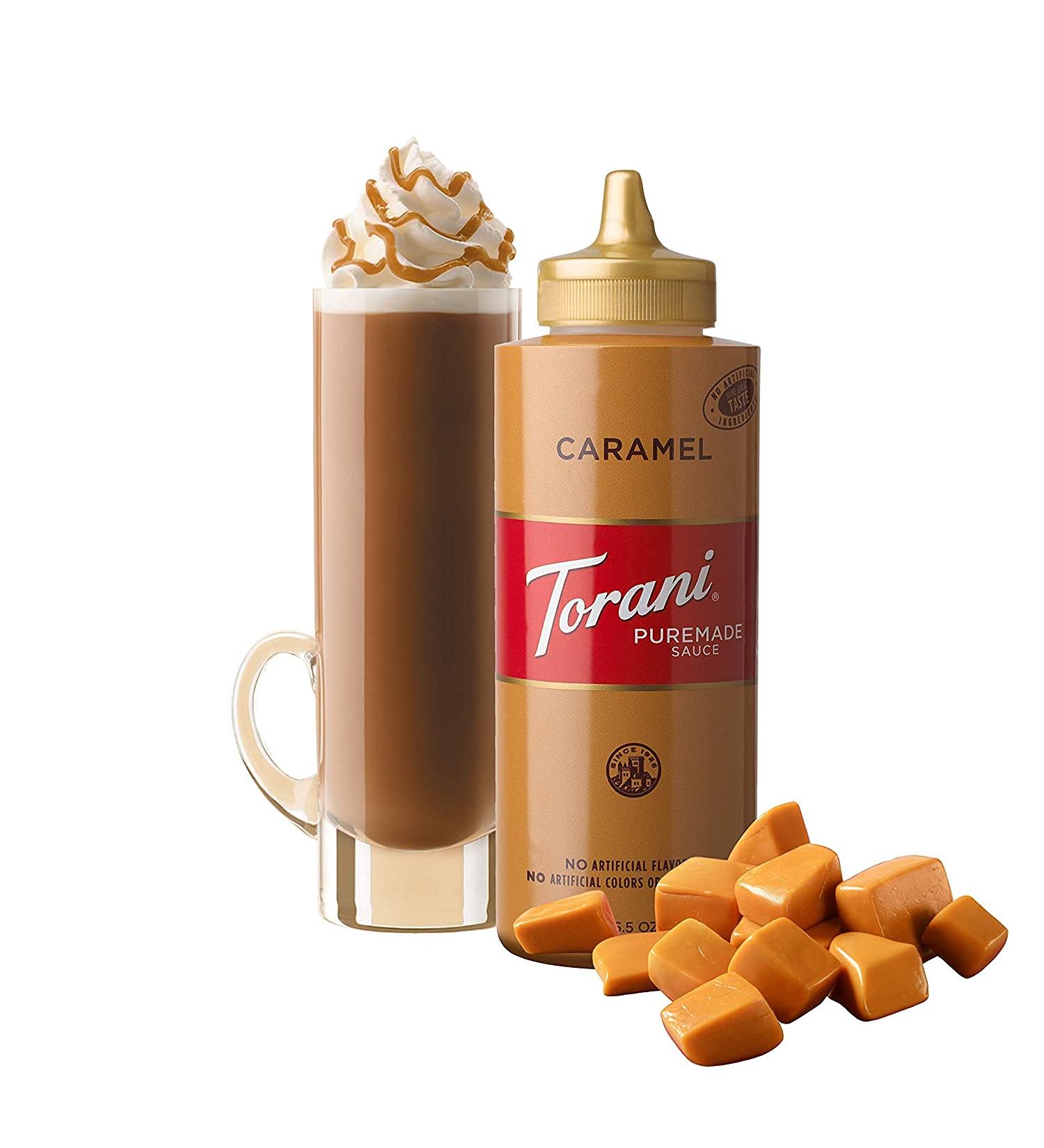 Torani Caramel Squeeze Sauce 16.5 Fluid Ounce - Buy Online on GoSupps.com