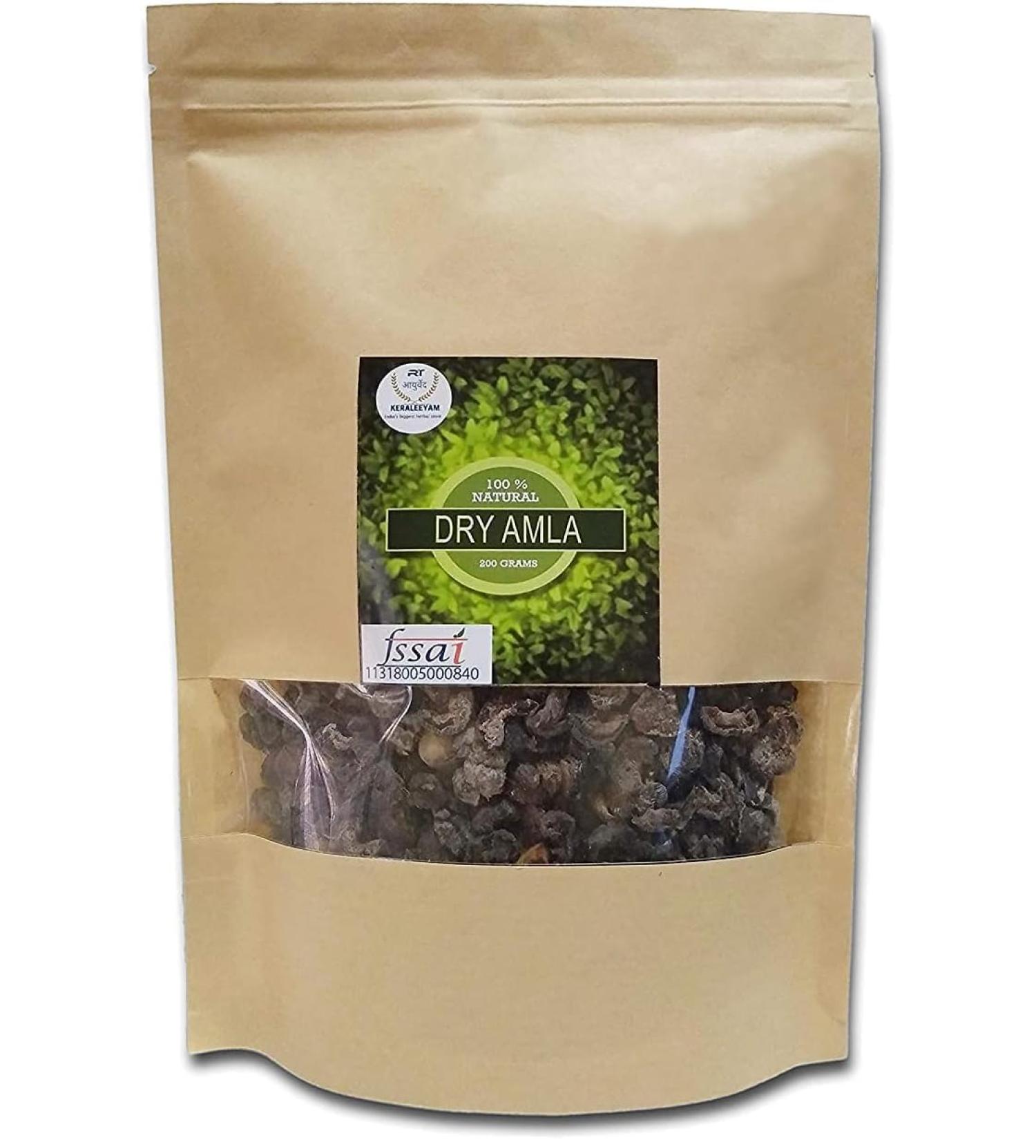  QURA QURA HERBALS Dry Amla Indian Gooseberry for Hair 200g - Buy Online on GoSupps.com