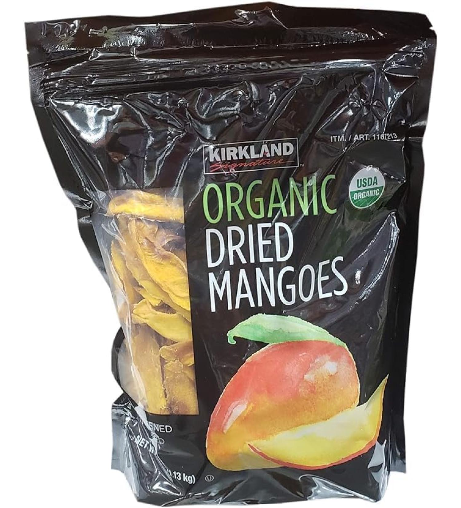 KIRKLAND SIGNATURE ORGANIC DRIED MANGOES 1.13KG